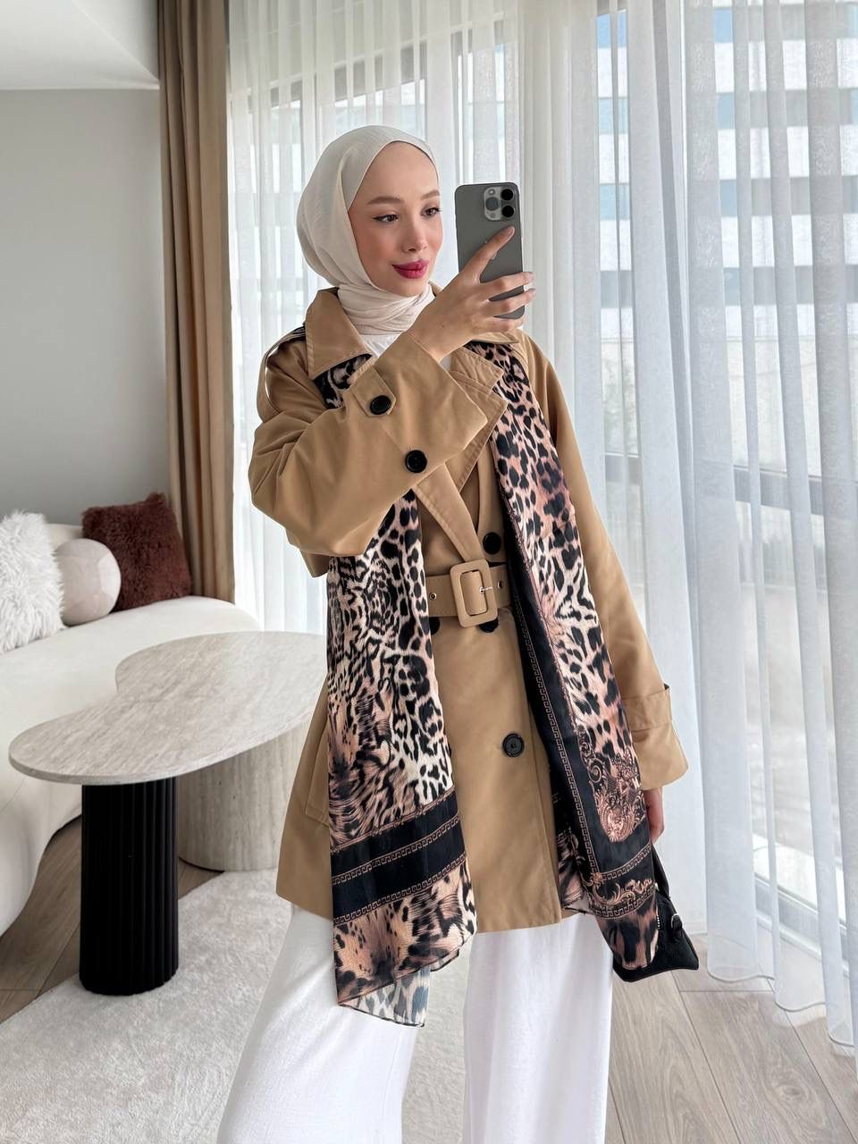 TORİNO KEMERLİ TRENÇ FRZ - HAKİ