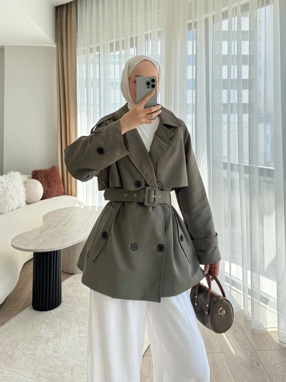 TORİNO KEMERLİ TRENÇ FRZ - TABA