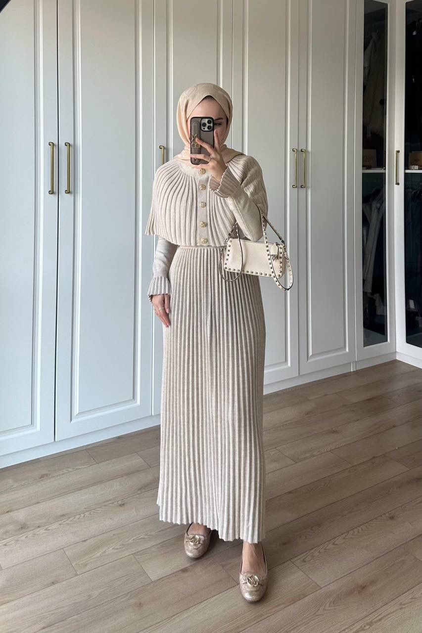 Palerinli Triko Takım - KREM