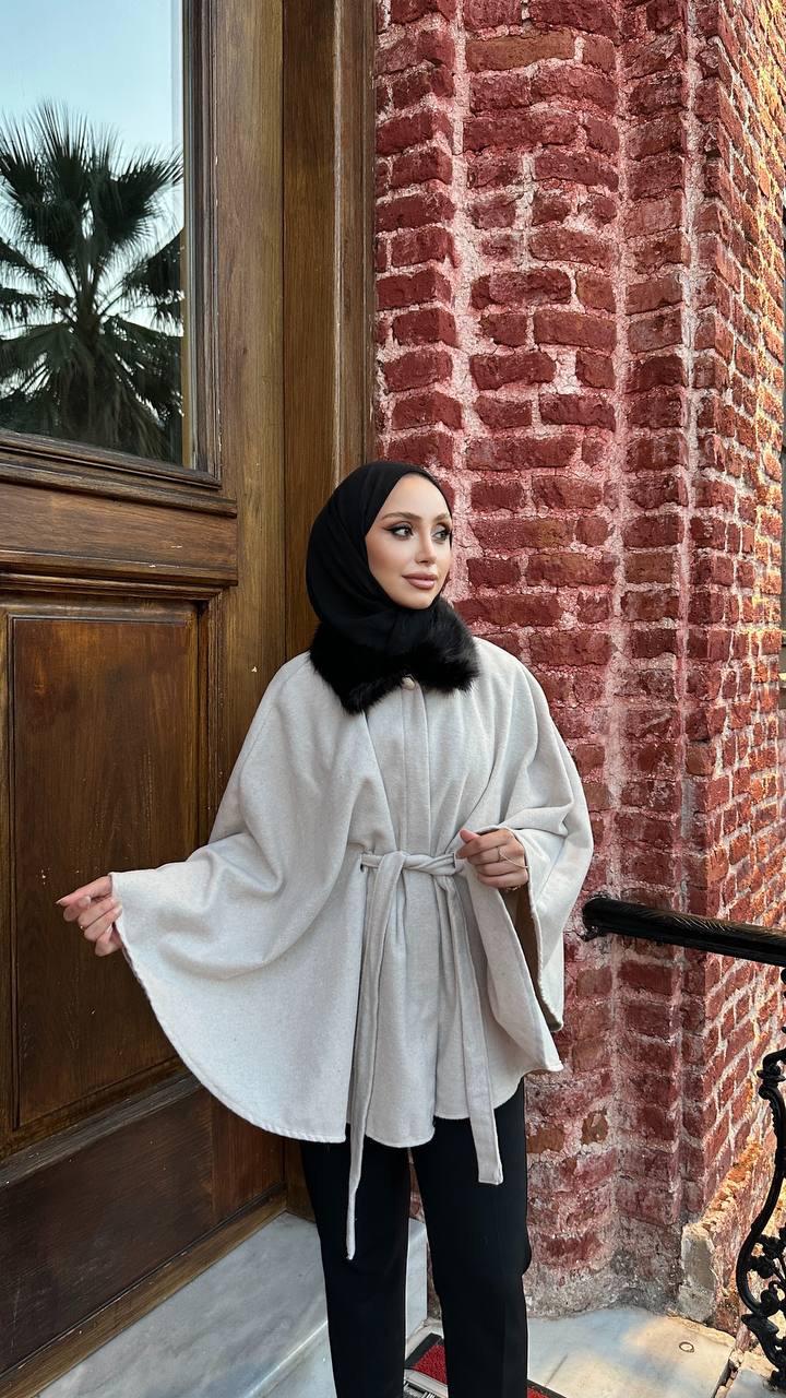 KAŞE KÜRKLÜ PANÇO