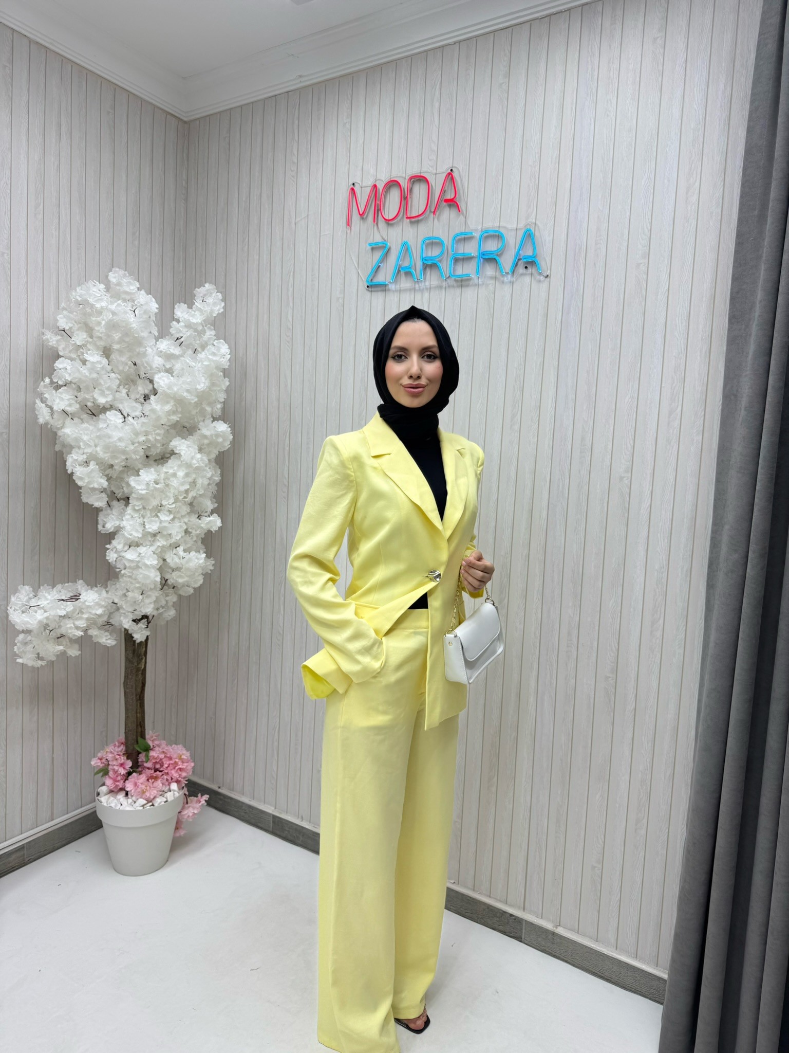 BLAZER TAKIM - SARI