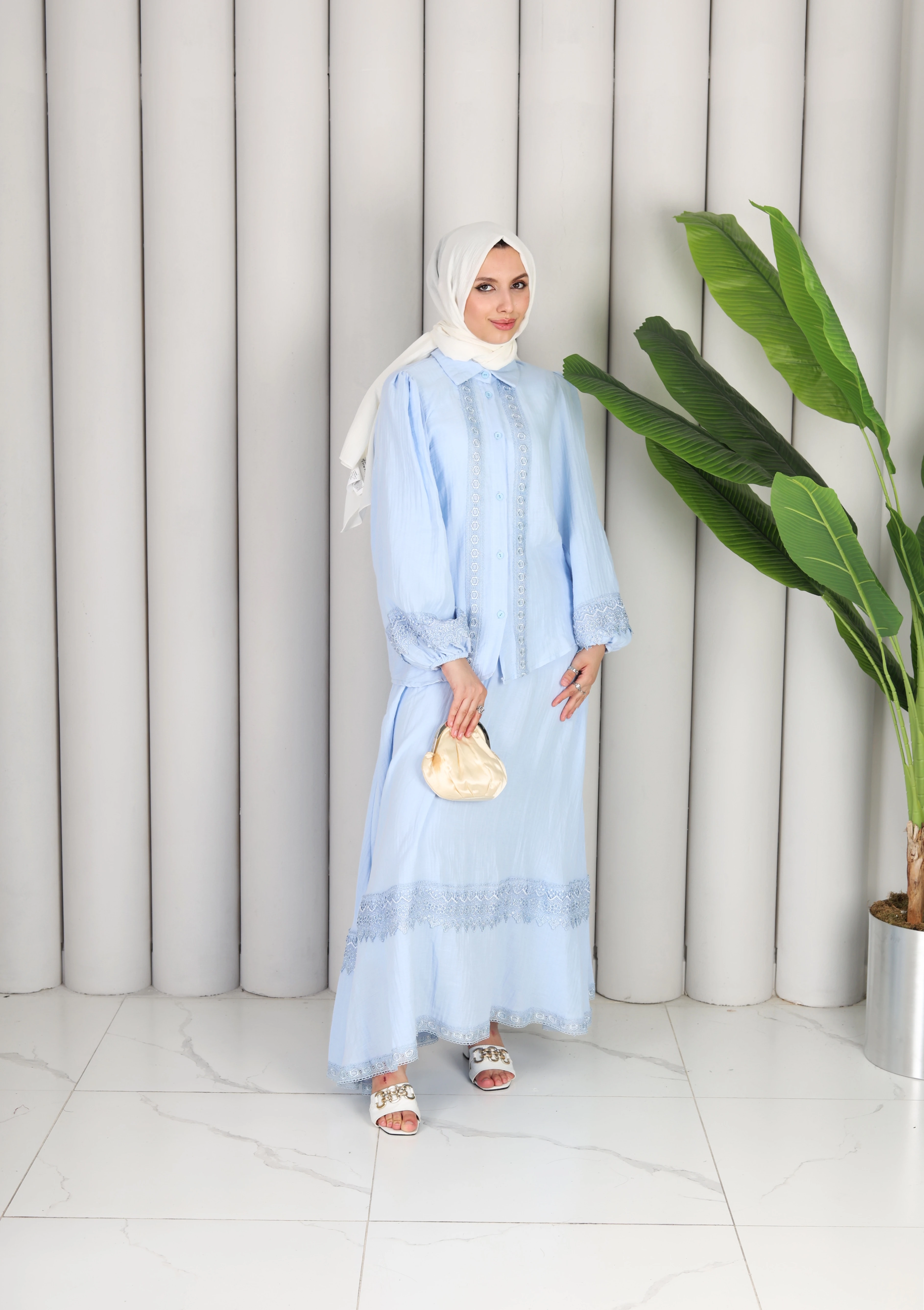 MÜSLİN İKİLİ TAKIM