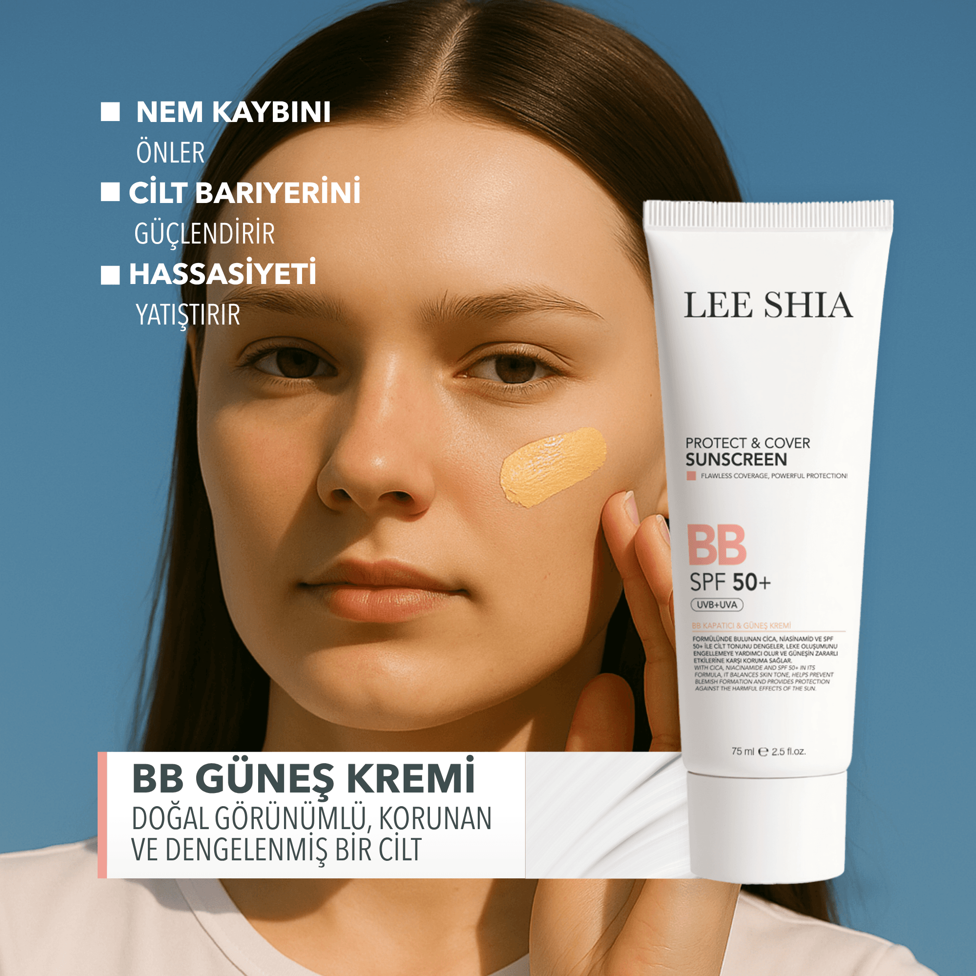 BB Kapatıcı Güneş Kremi - SPF 50+ 75ml 