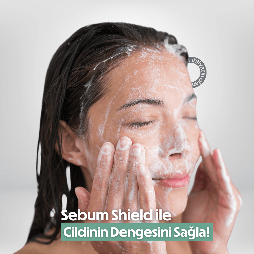 Sebum Shield Yüz Temizleme Jeli 200 ml - Yağlı Cilt için