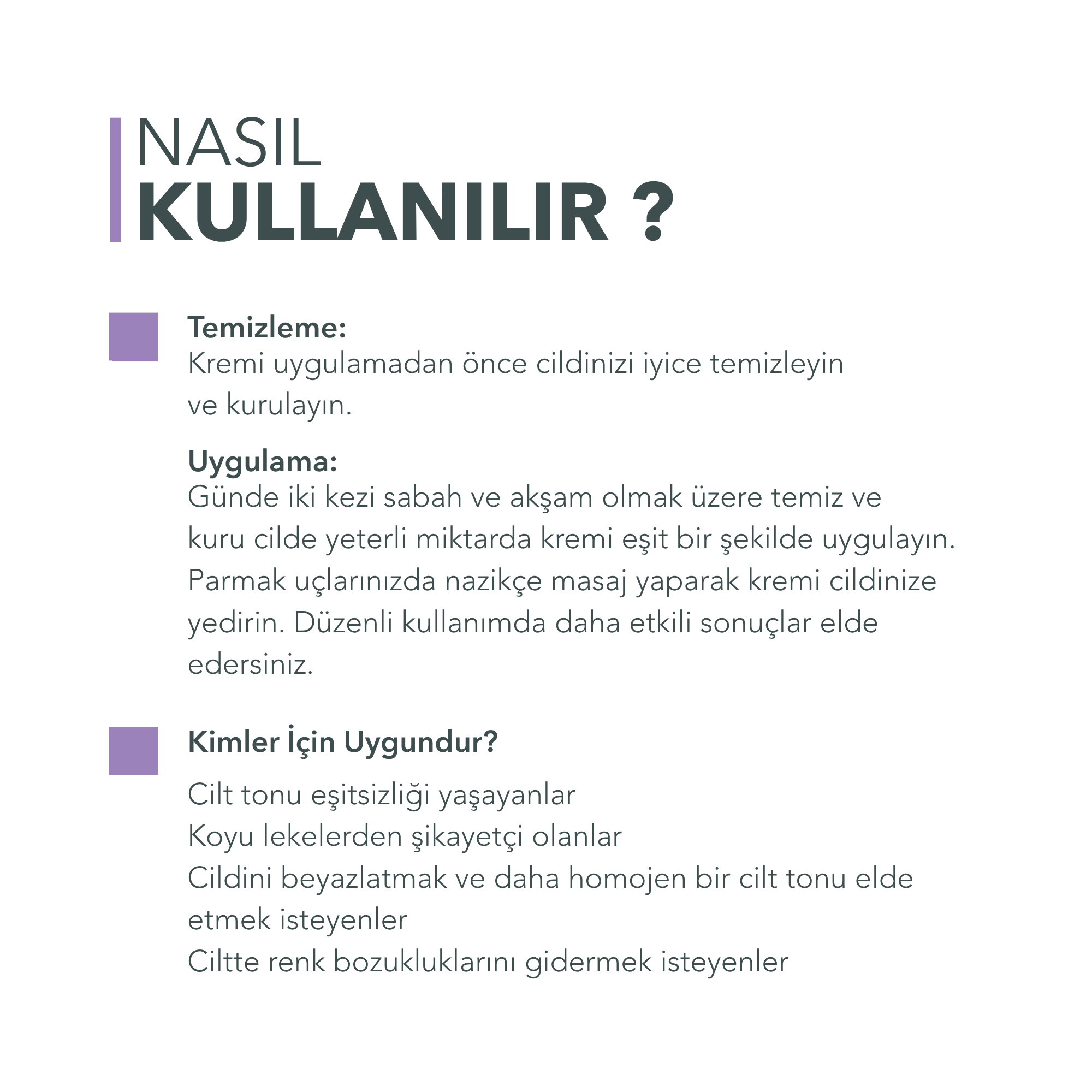 Cilt Beyazlatıcı Leke Kremi 100 ml
