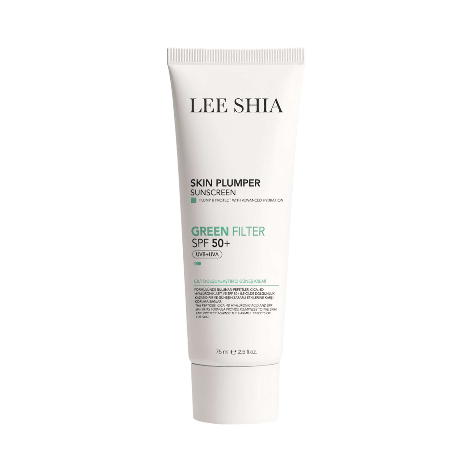 Green Filter - Cilt Dolgunlaştırıcı Güneş Kremi SPF 50+ 75ml