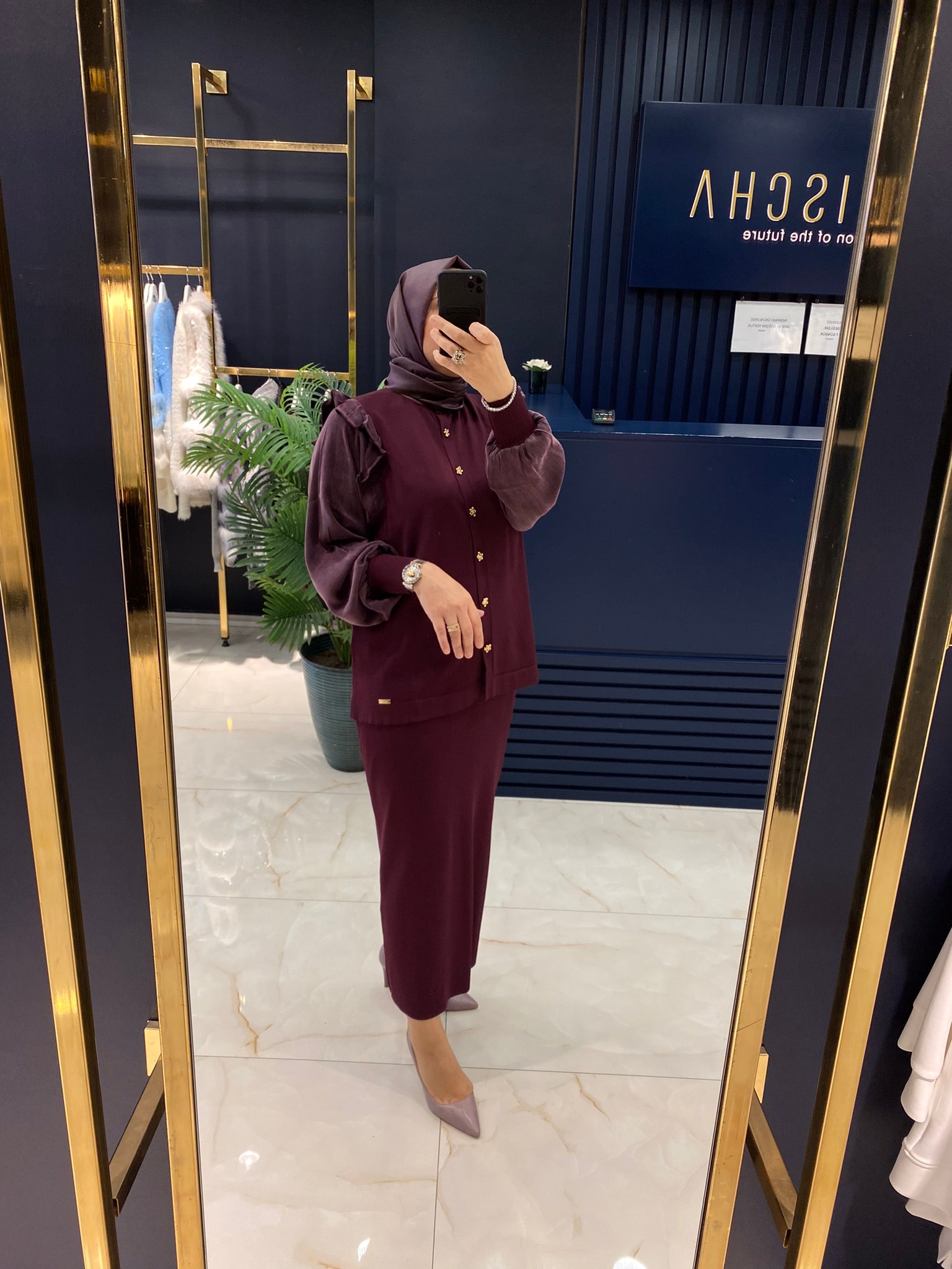 NİLİWİ TRİKO 3086 KARE KESİMLİ HIRKA