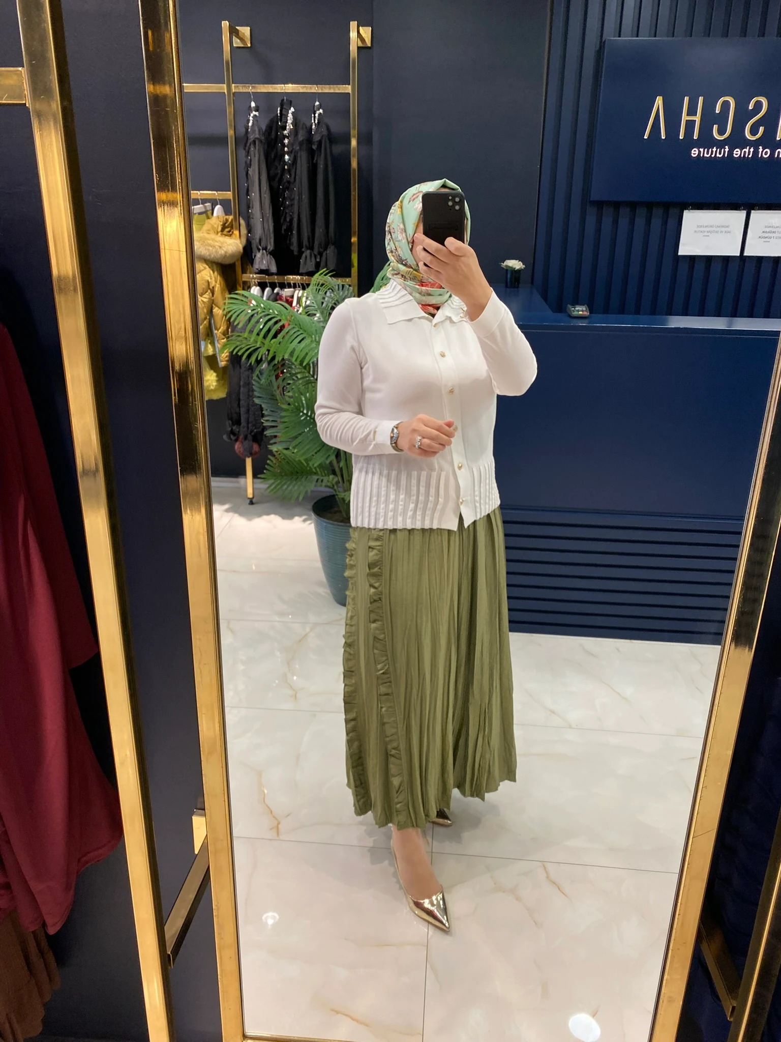 BELİSCHA YAN FIRFIRLI ETEK 1530