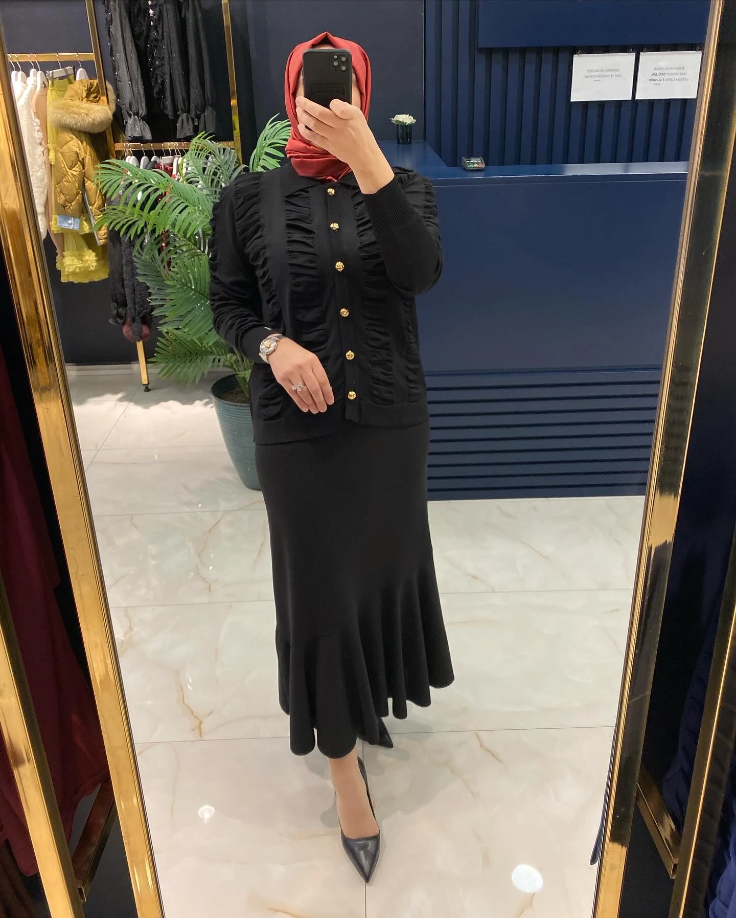 BELİSCHA SCUBA ÇAPRAZ VOLAN ETEK 1041