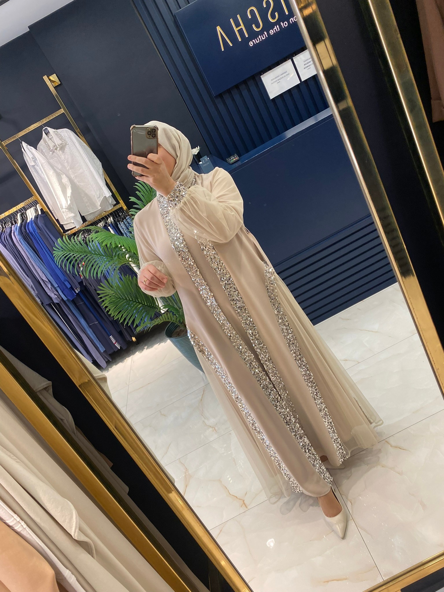 Heddy Pul Detaylı Abaya 10602