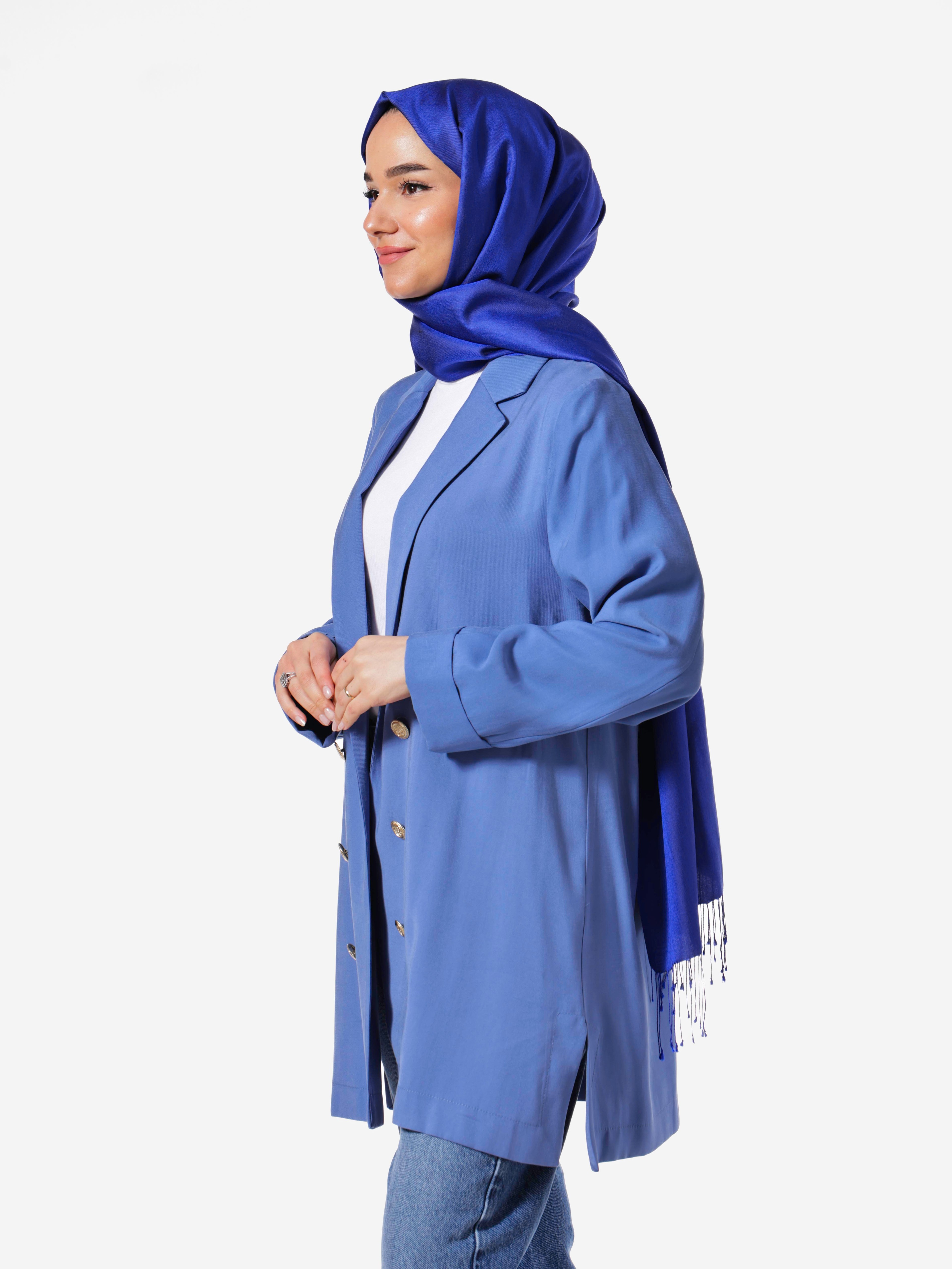 Heddy Düğmeli Tensel Blazer Ceket 25223