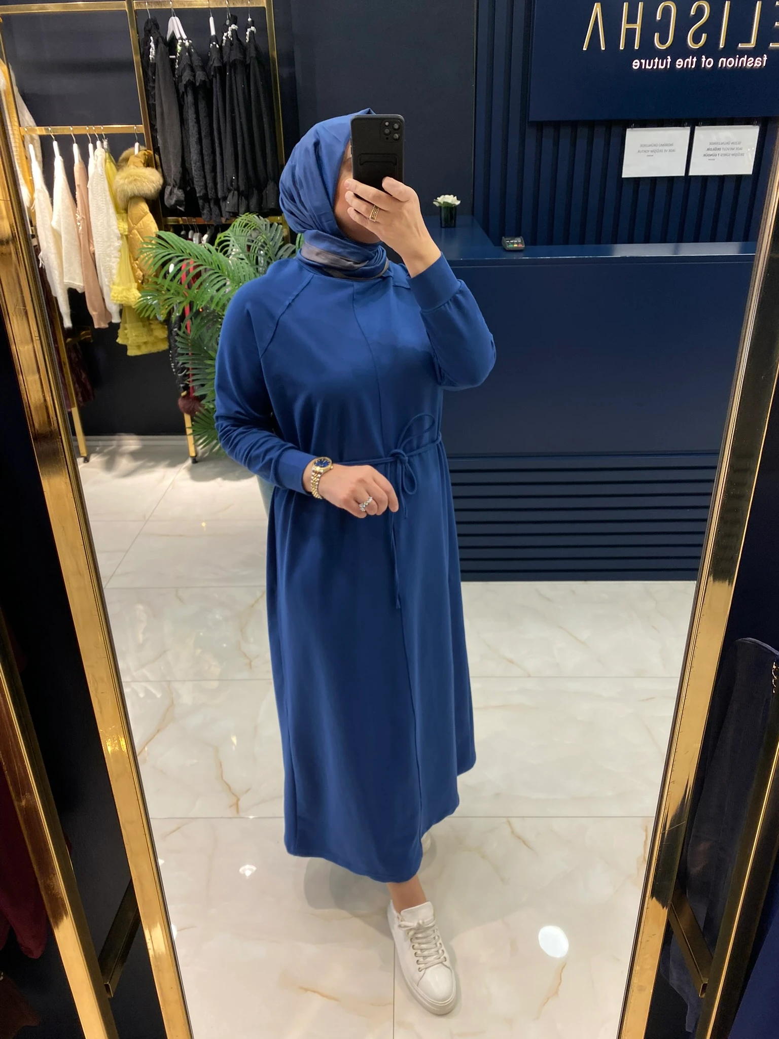 BELİSCHA REGLAN KOL ELBİSE 7029