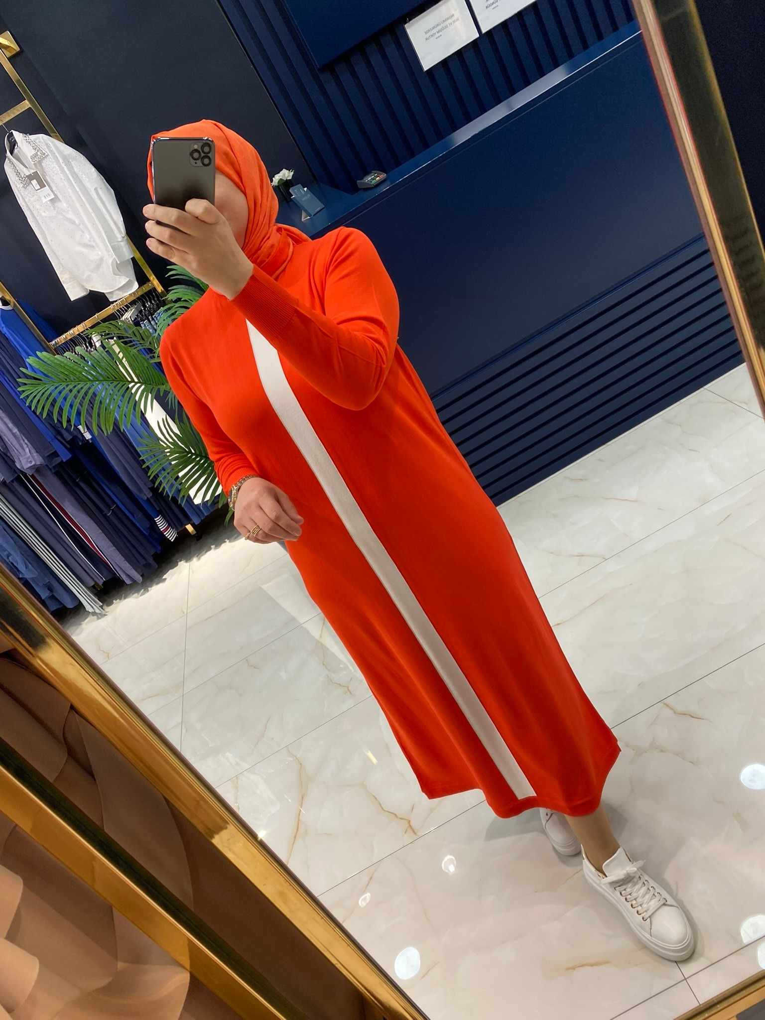 Nuvee Şeritli Elbise 063