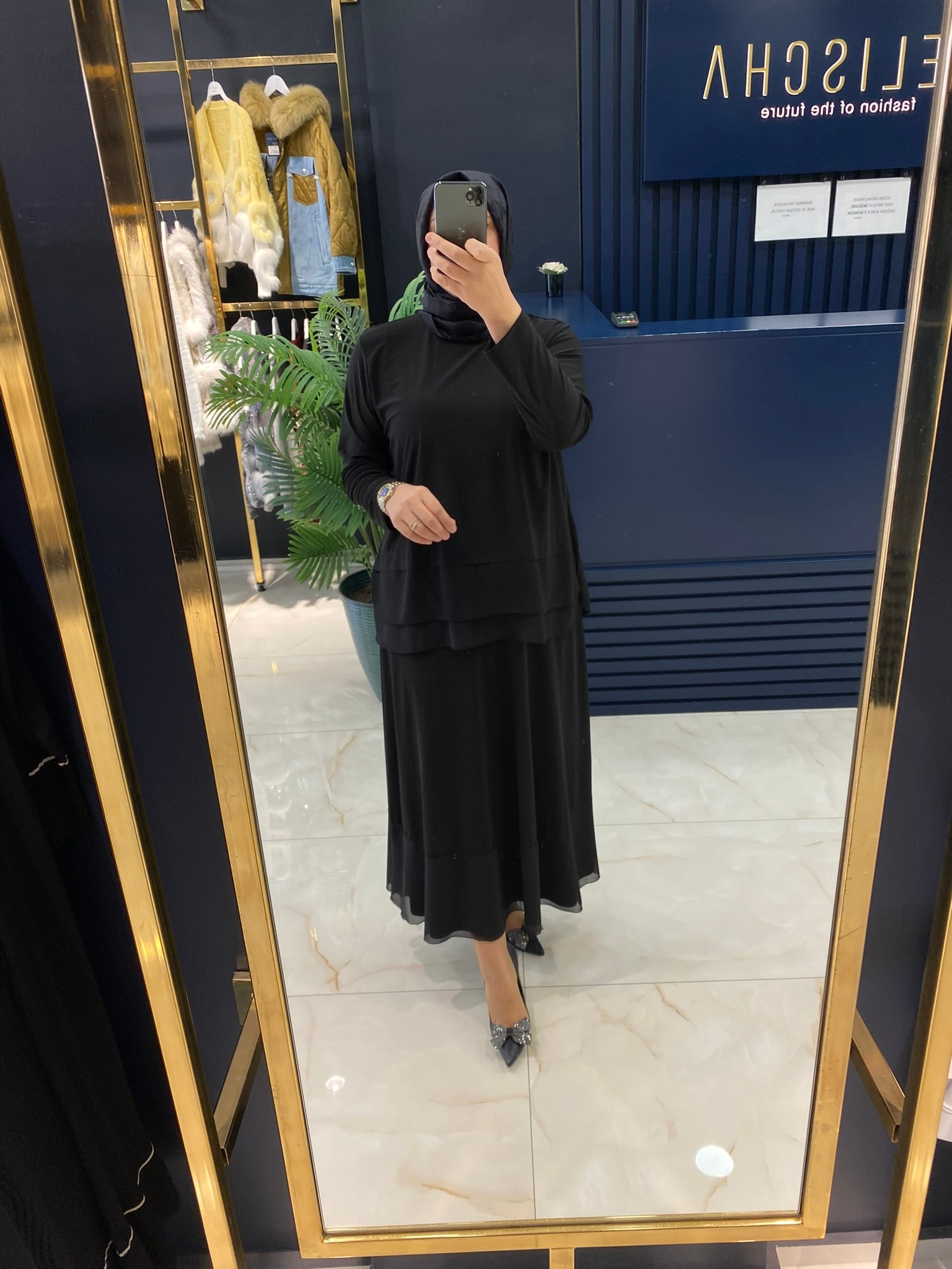 Belischa Şifon Detaylı Sandy Etekli Takım 0517