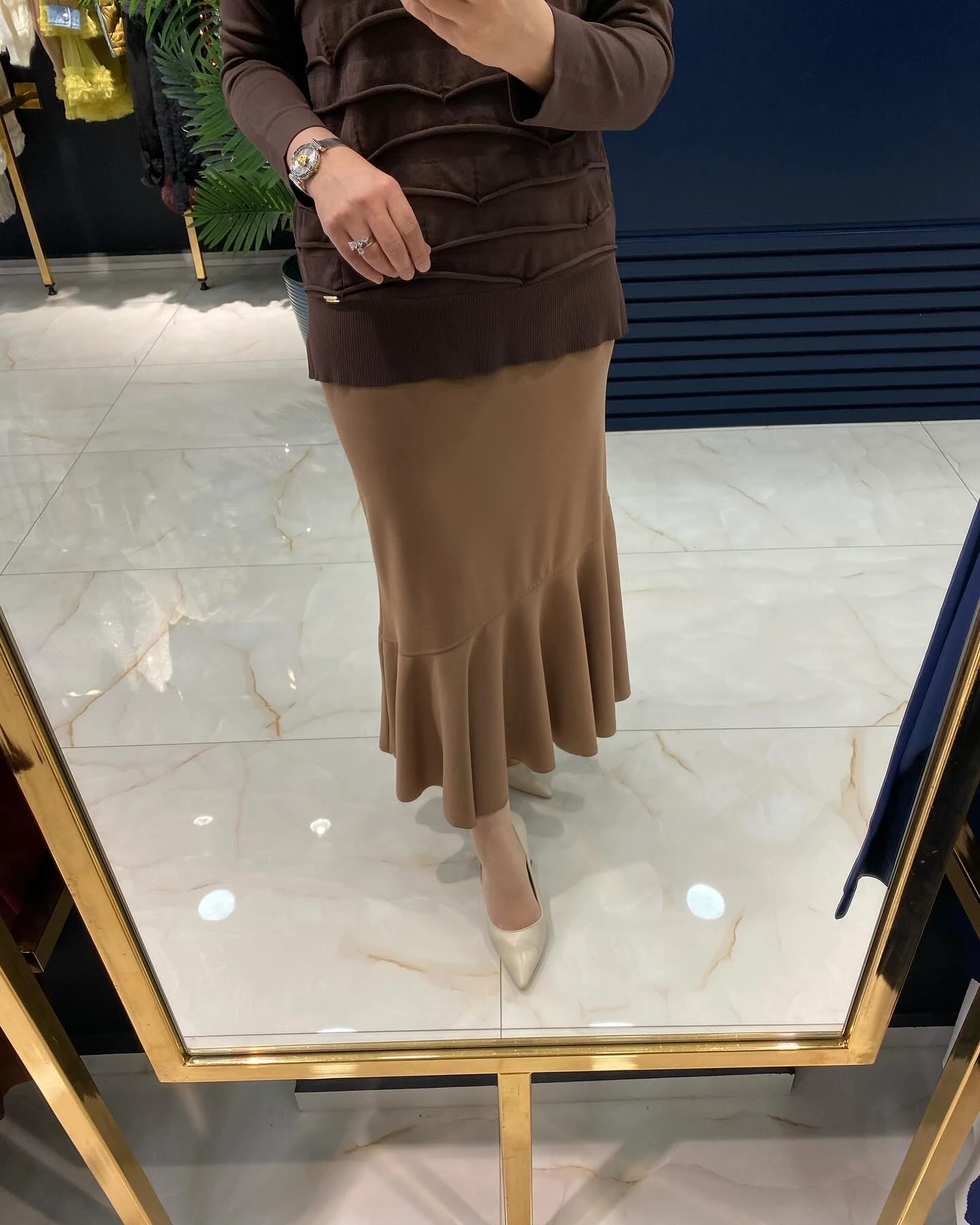 BELİSCHA SCUBA ÇAPRAZ VOLAN ETEK 1041