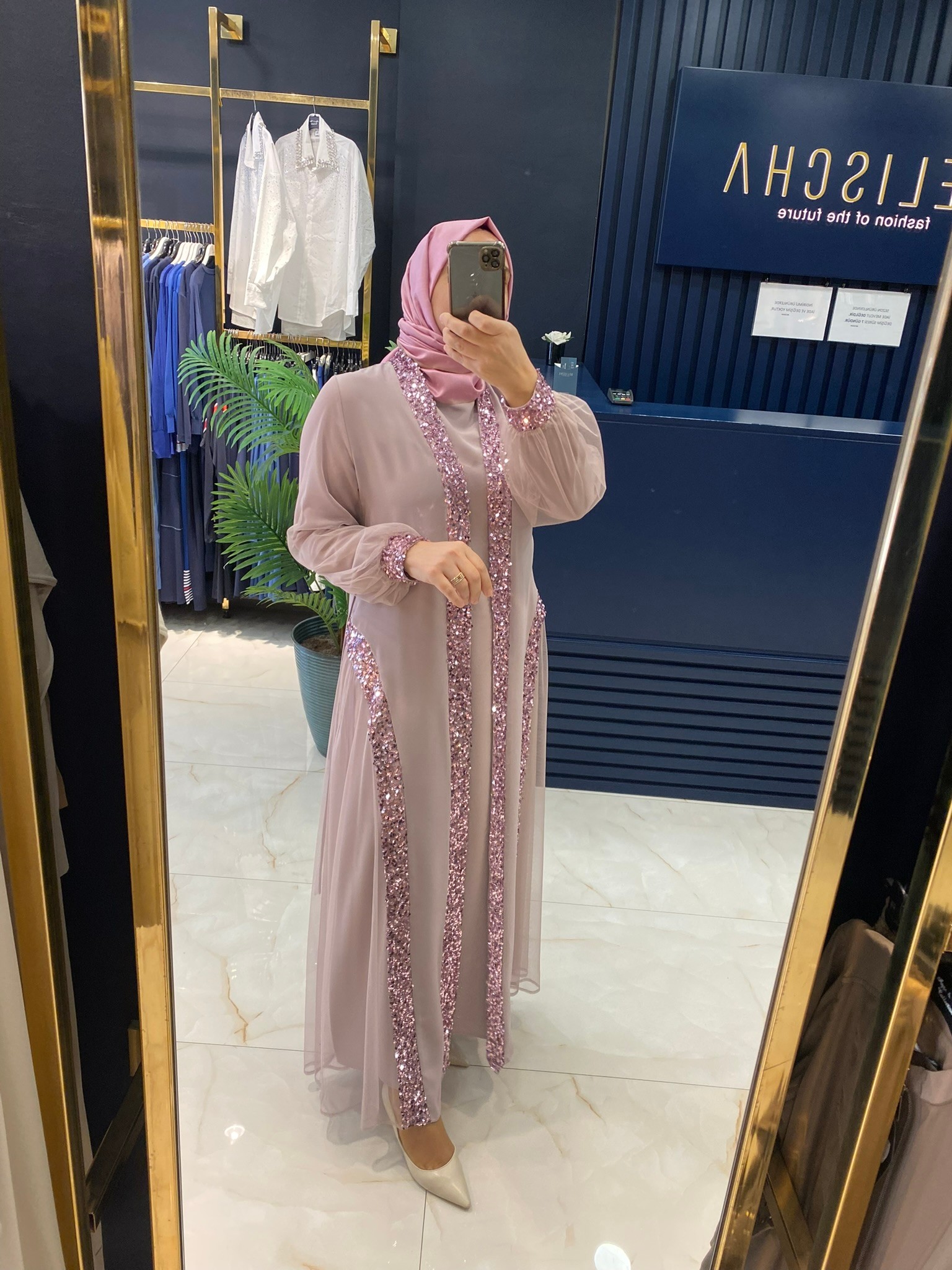 Heddy Pul Detaylı Abaya 10602