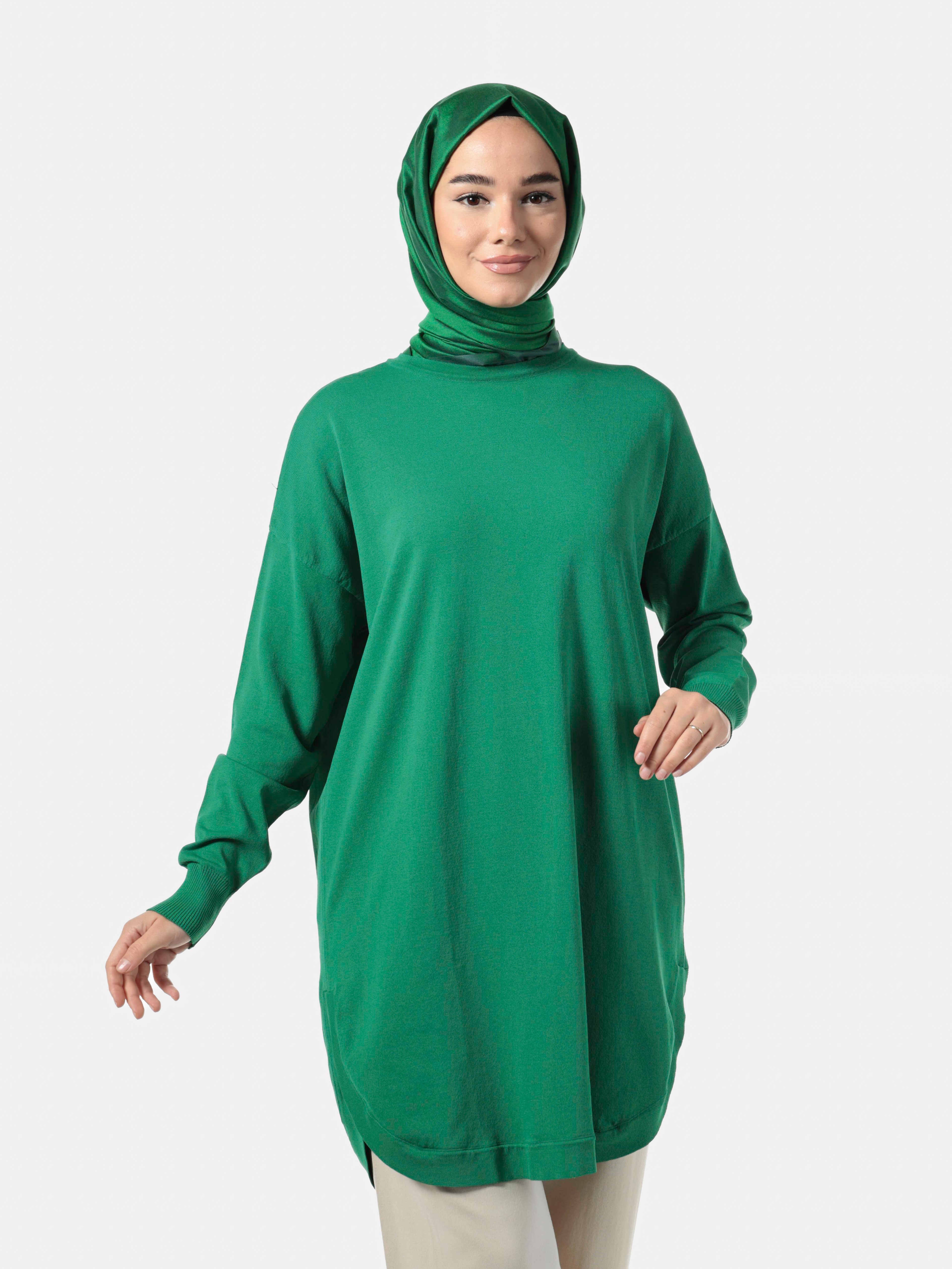 Nuss Merserize Tunik 1200-B.YEŞİL