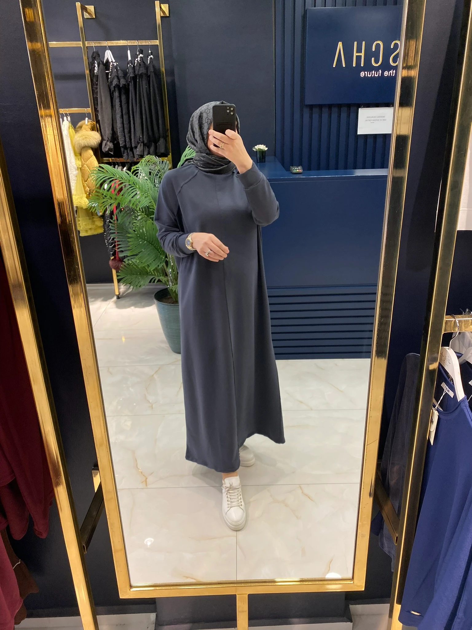 BELİSCHA REGLAN KOL ELBİSE 7029