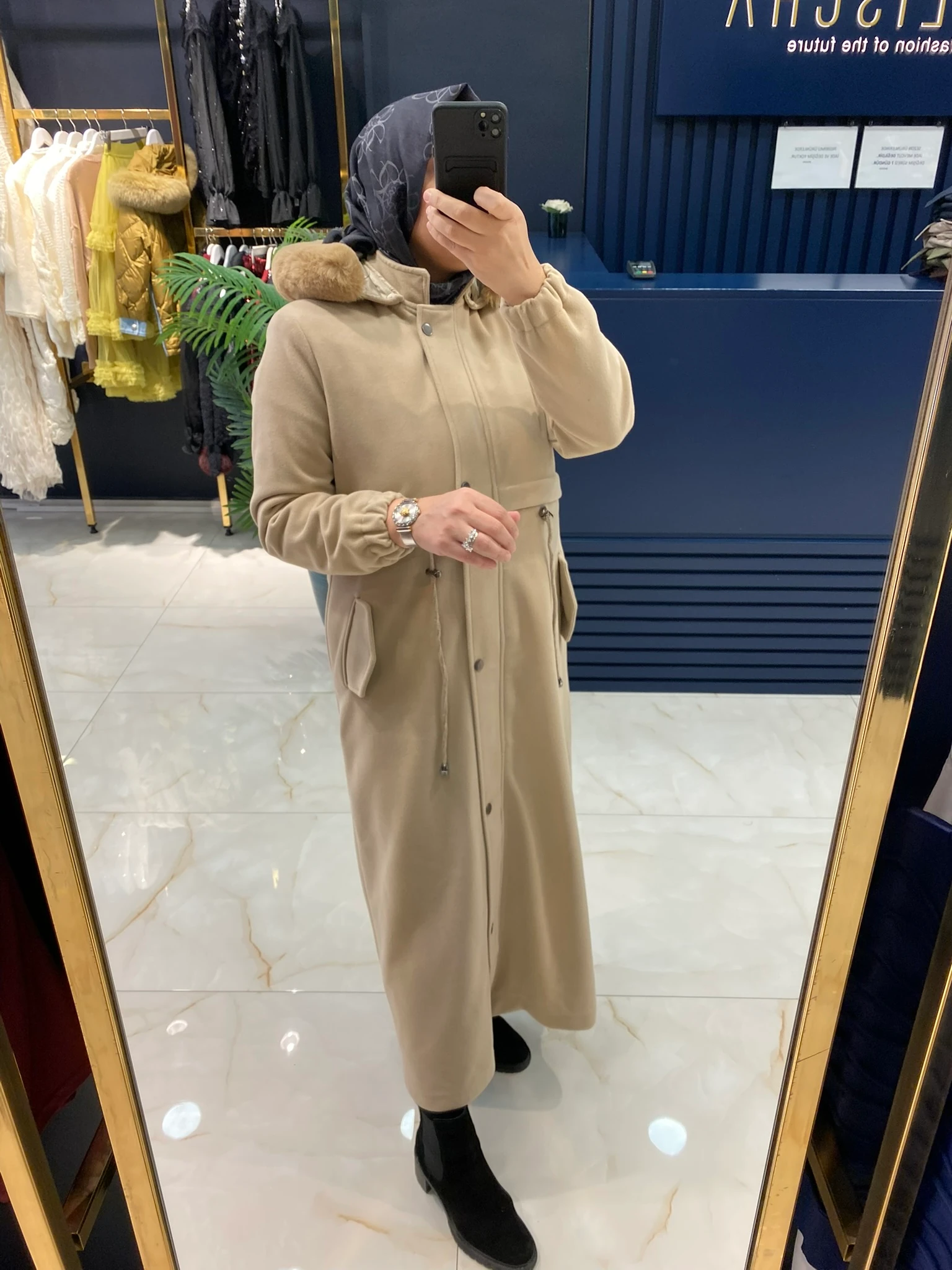 BELİSCHA FERMUARLI KAŞE KABAN 6011