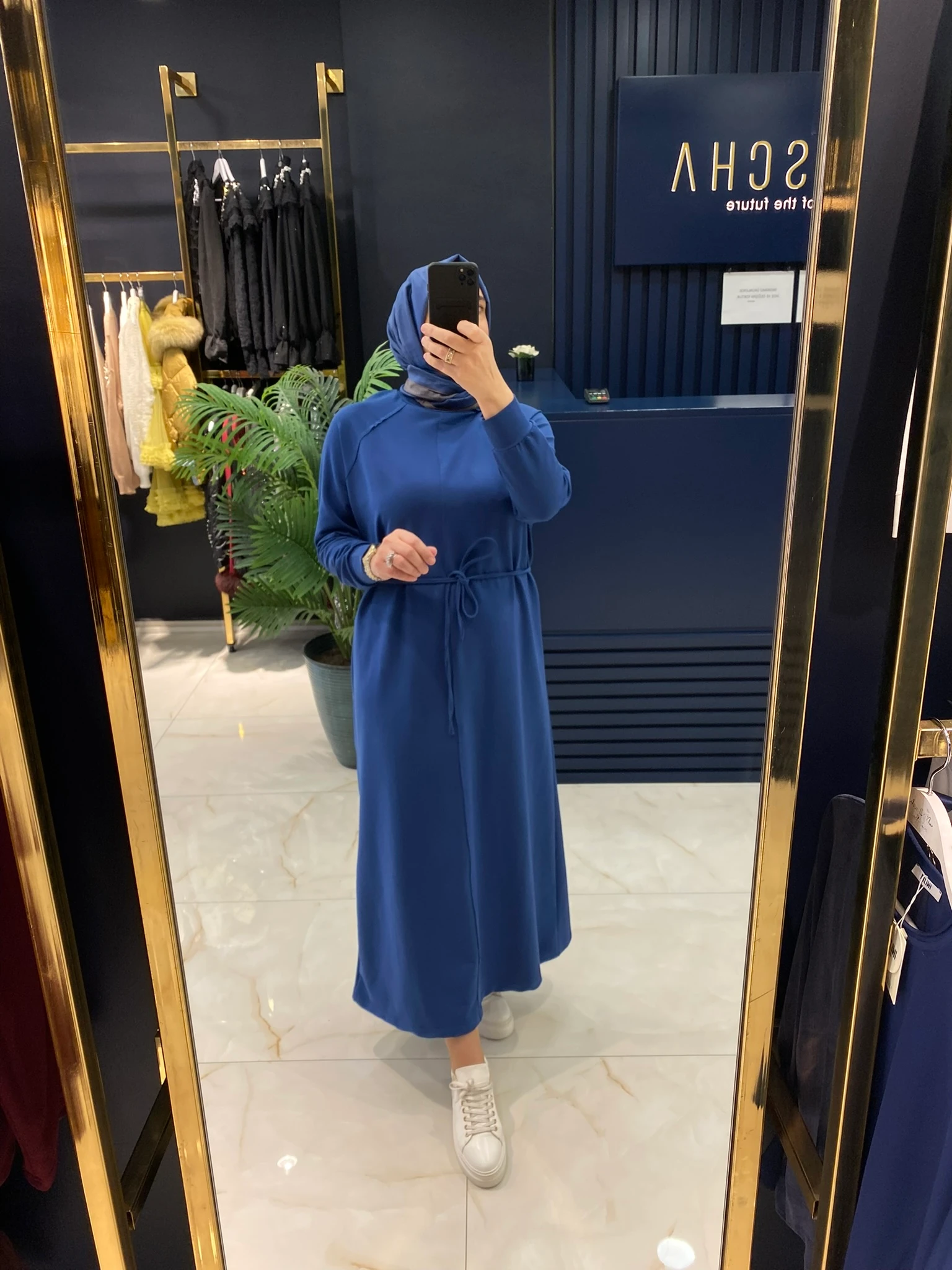 BELİSCHA REGLAN KOL ELBİSE 7029