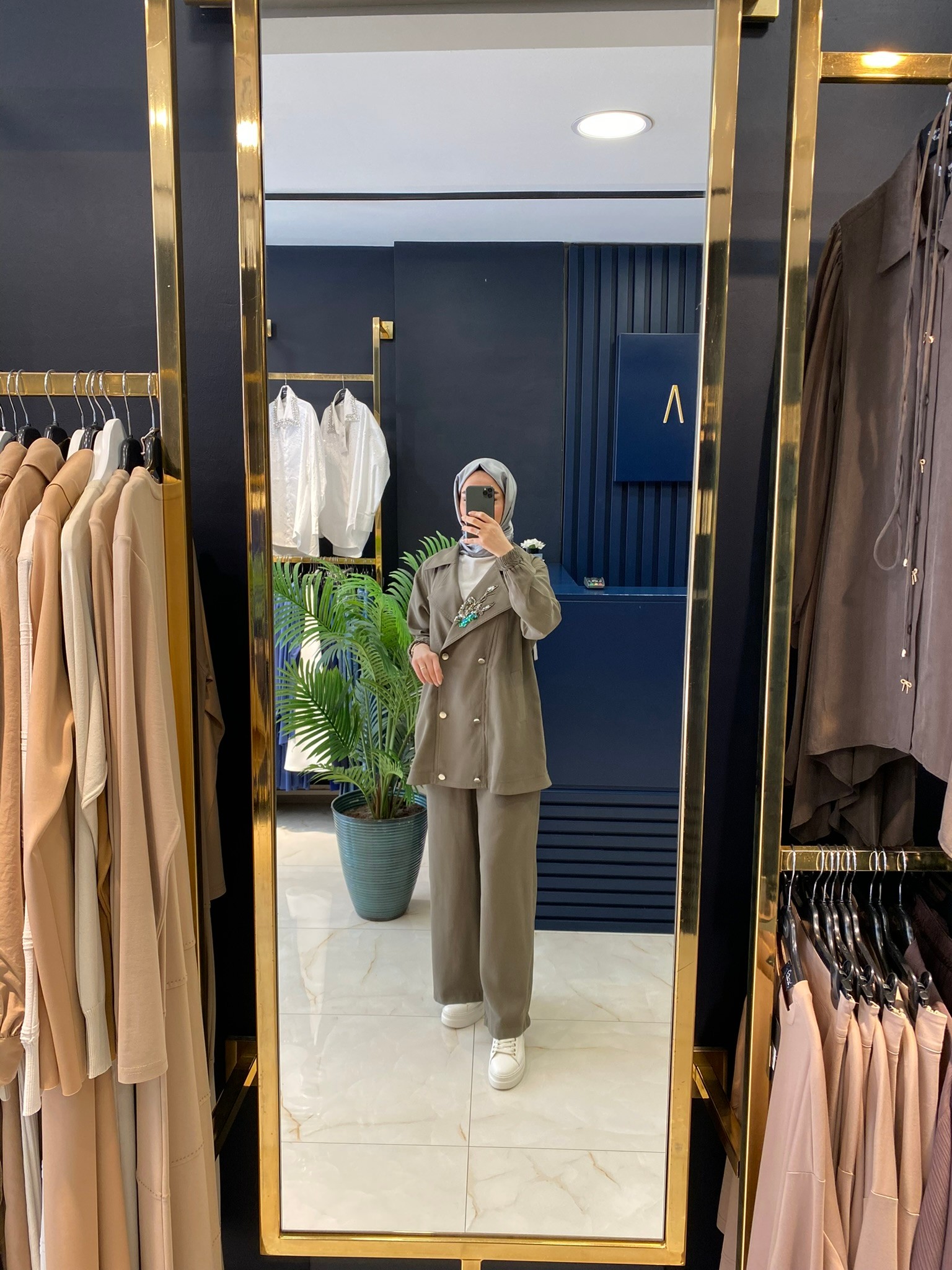 Heddy Ceketi Pul Detaylı Pantolonlu Takım 25415