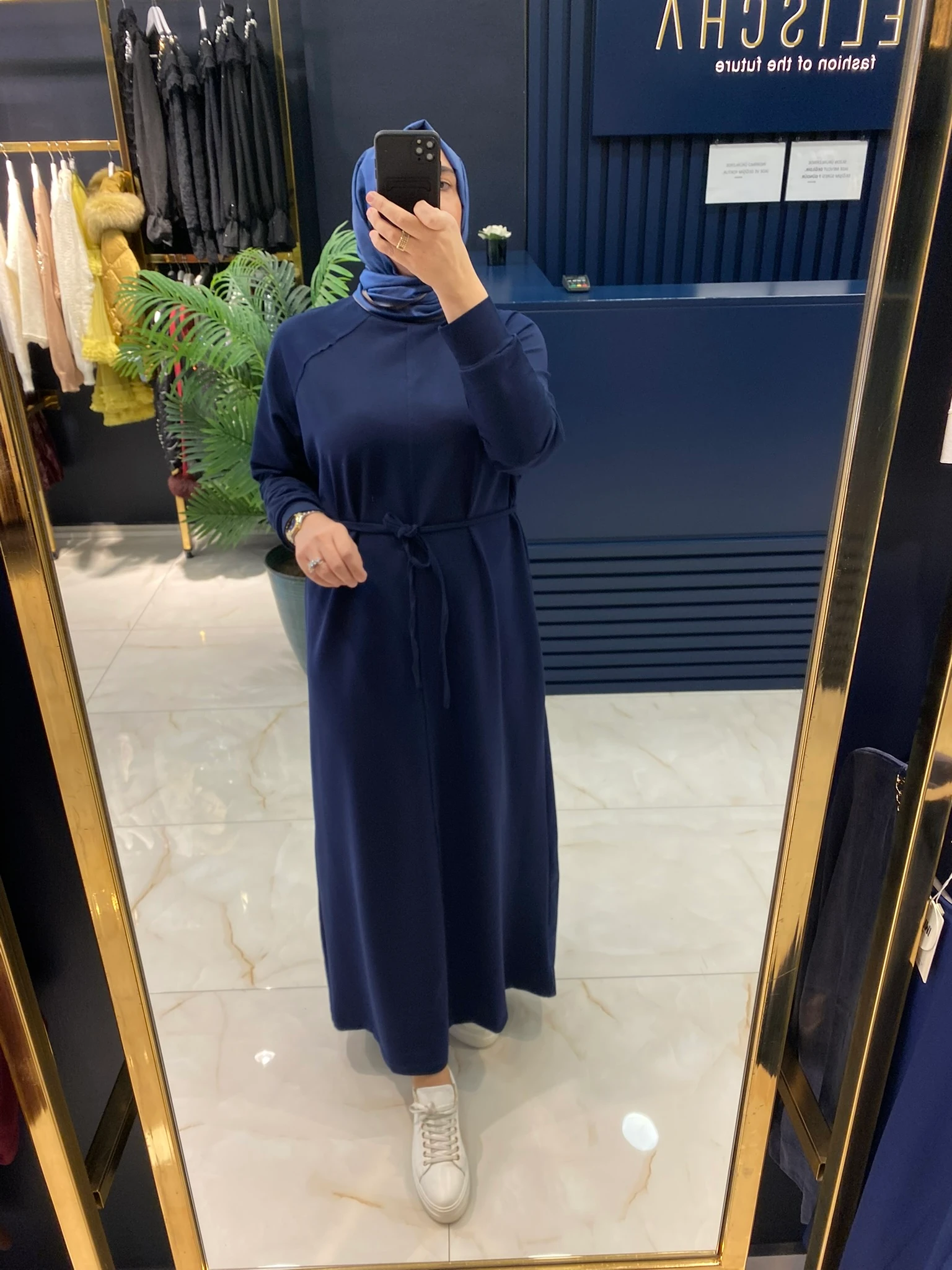 BELİSCHA REGLAN KOL ELBİSE 7029