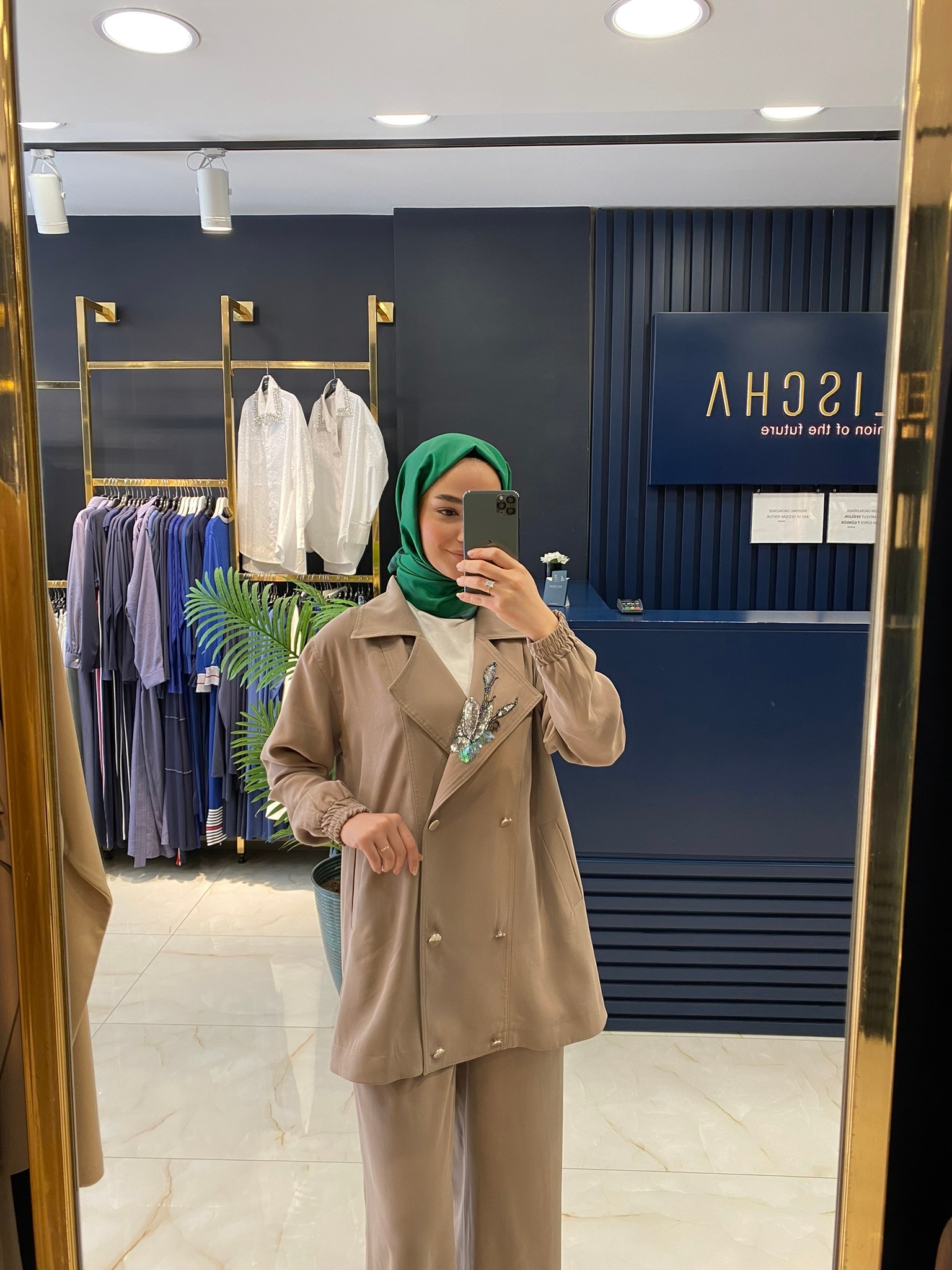 Heddy Ceketi Pul Detaylı Pantolonlu Takım 25415