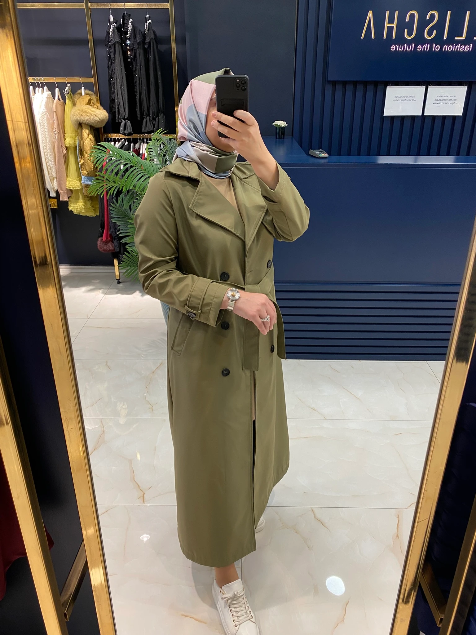 BELİSCHA TAM BOY TRENCH 6003