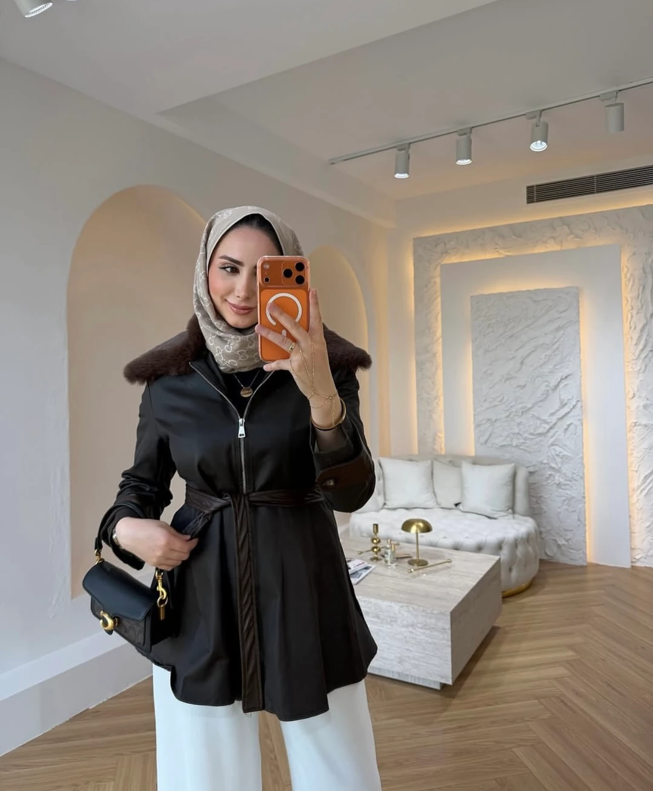 BELİSCHA OLİVE KÜRK CEKET 101201