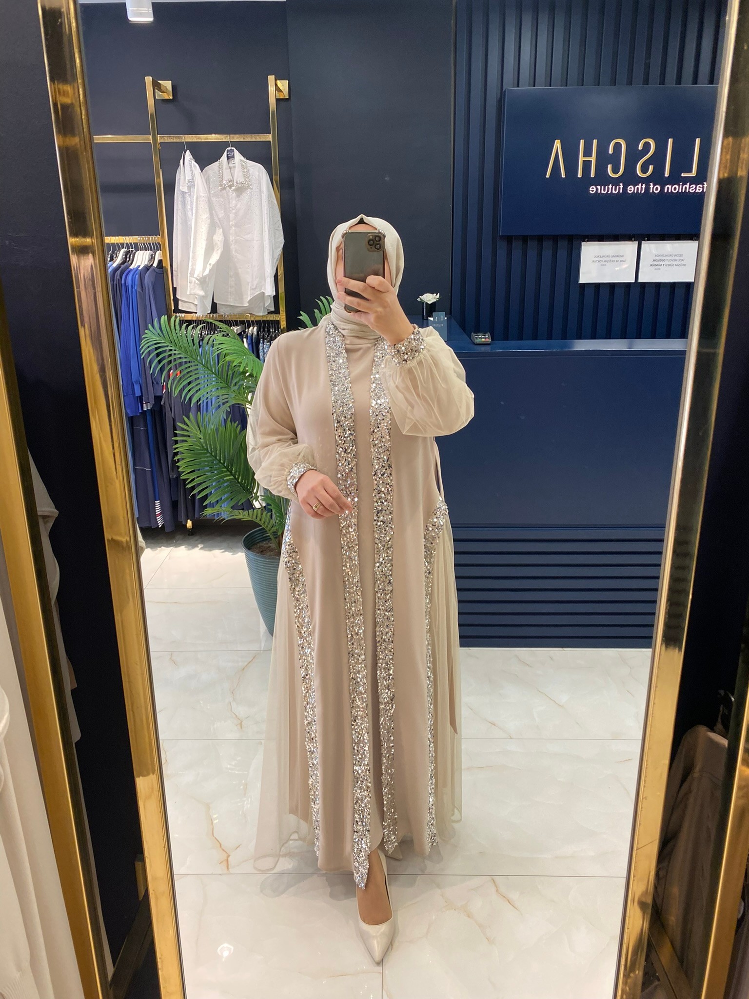Heddy Pul Detaylı Abaya 10602