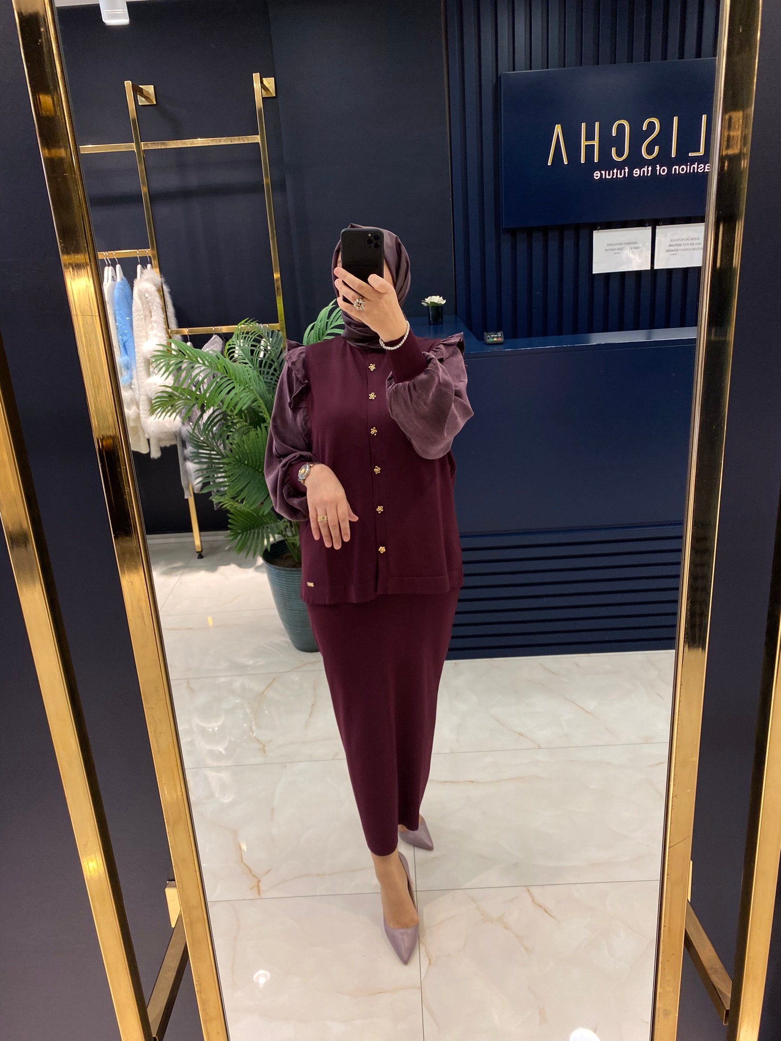 NİLİWİ TRİKO 3086 KARE KESİMLİ HIRKA