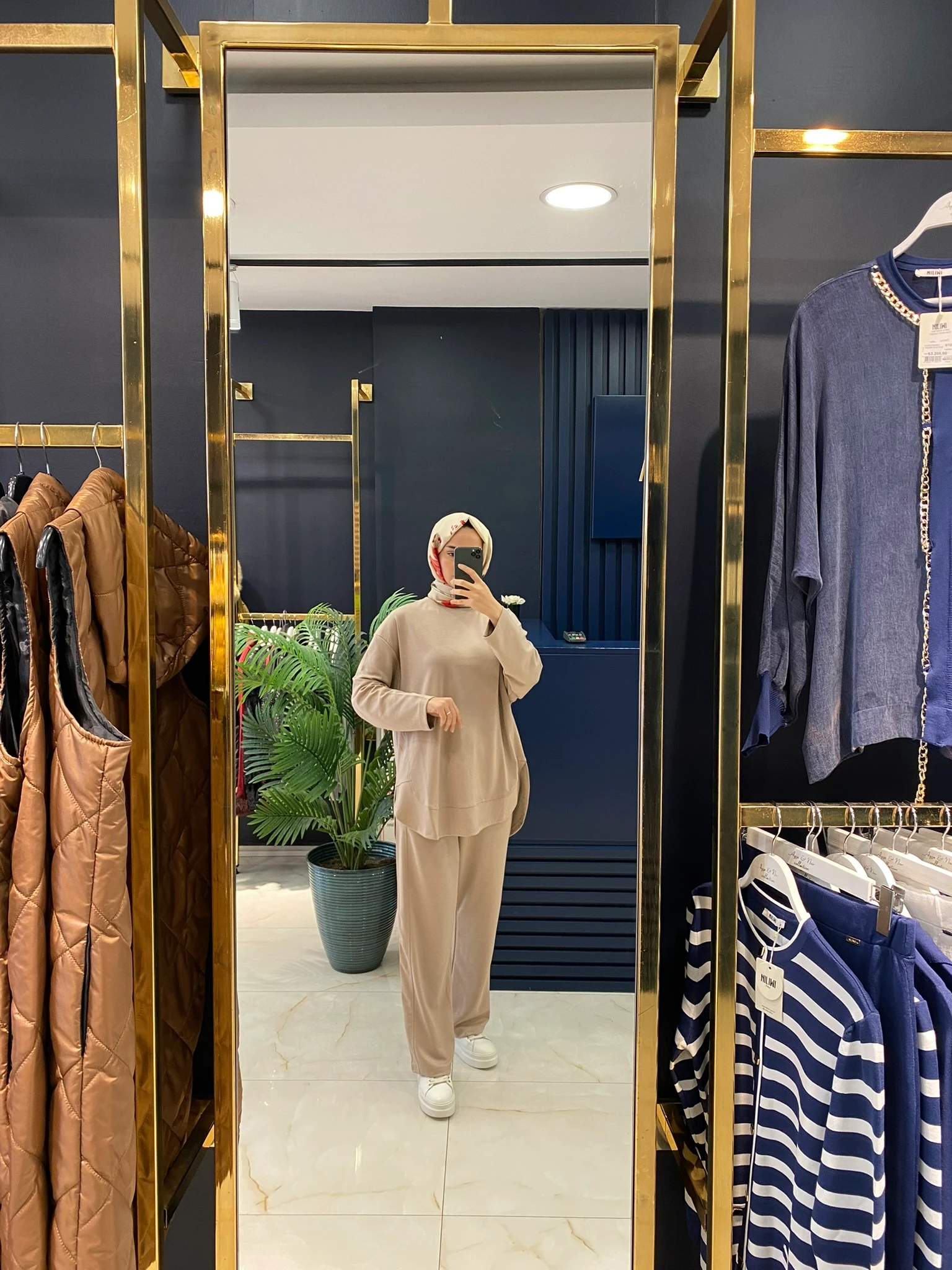 Belischa Oysho Oval Pantolonlu Takım 5038