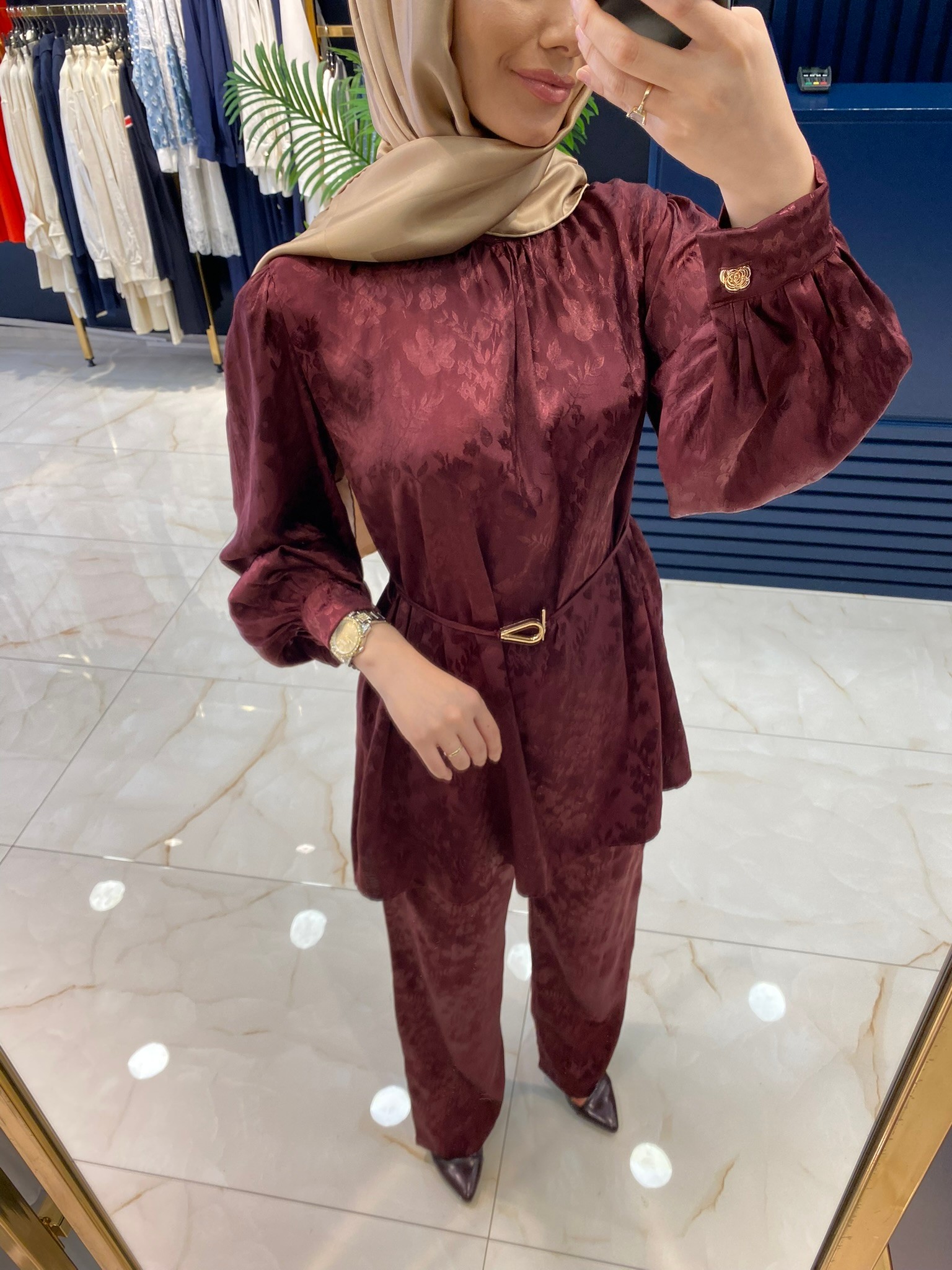 Missemramiss Bandiora Pantolonlu Takım 4823