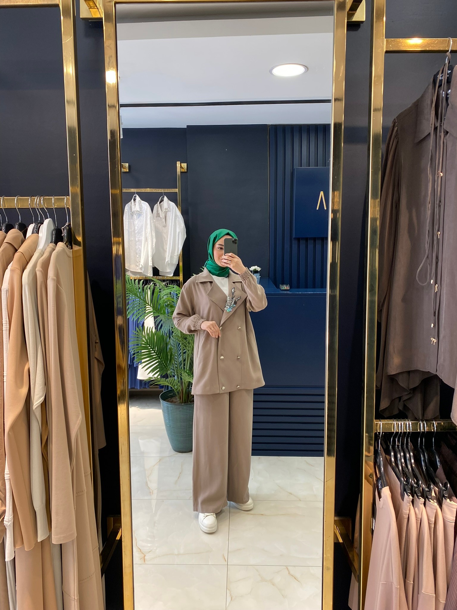 Heddy Ceketi Pul Detaylı Pantolonlu Takım 25415