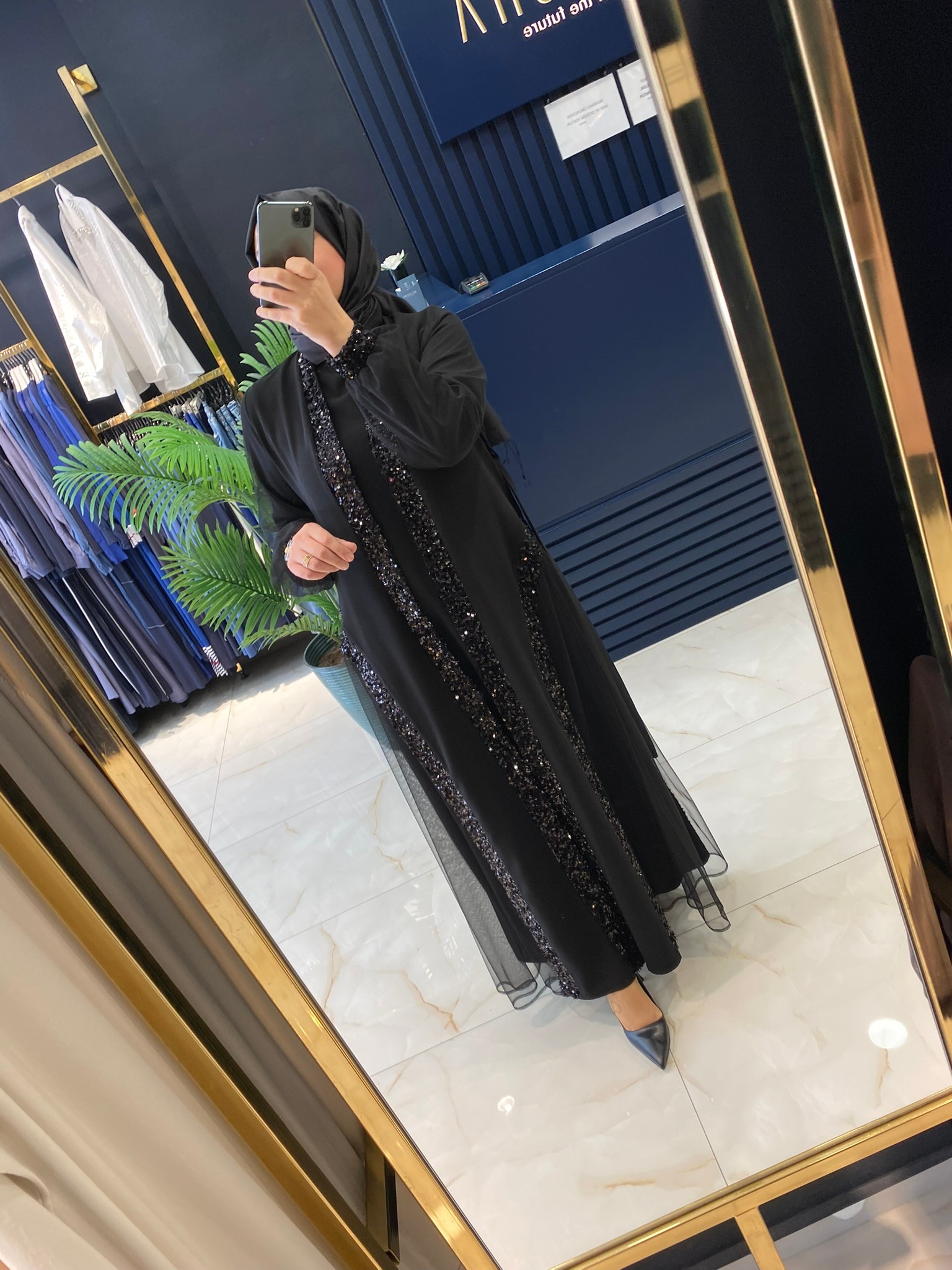 Heddy Pul Detaylı Abaya 10602