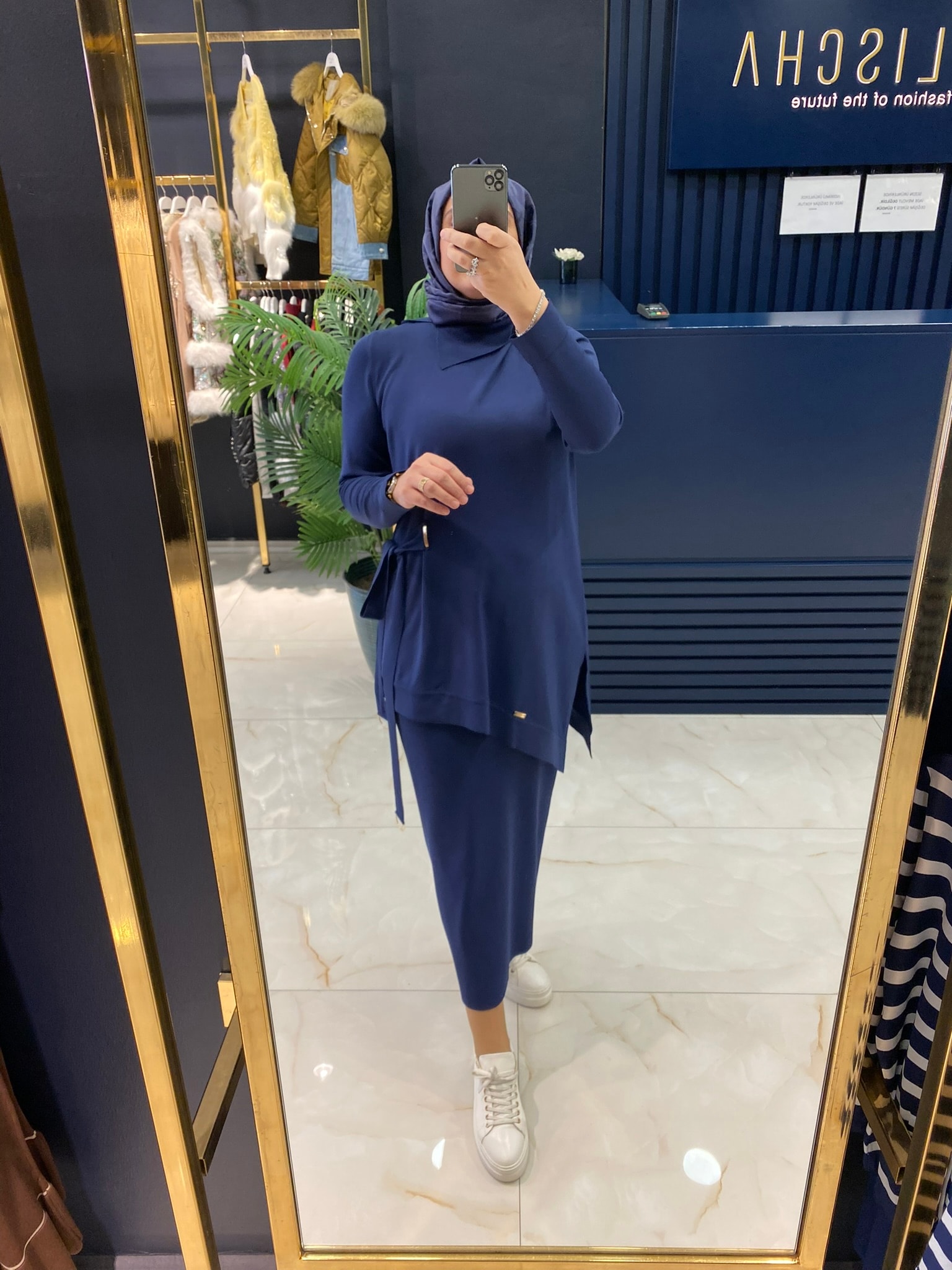 NİLİWİ TRİKO 3106 YANDAN BAĞLAMALI TUNİK