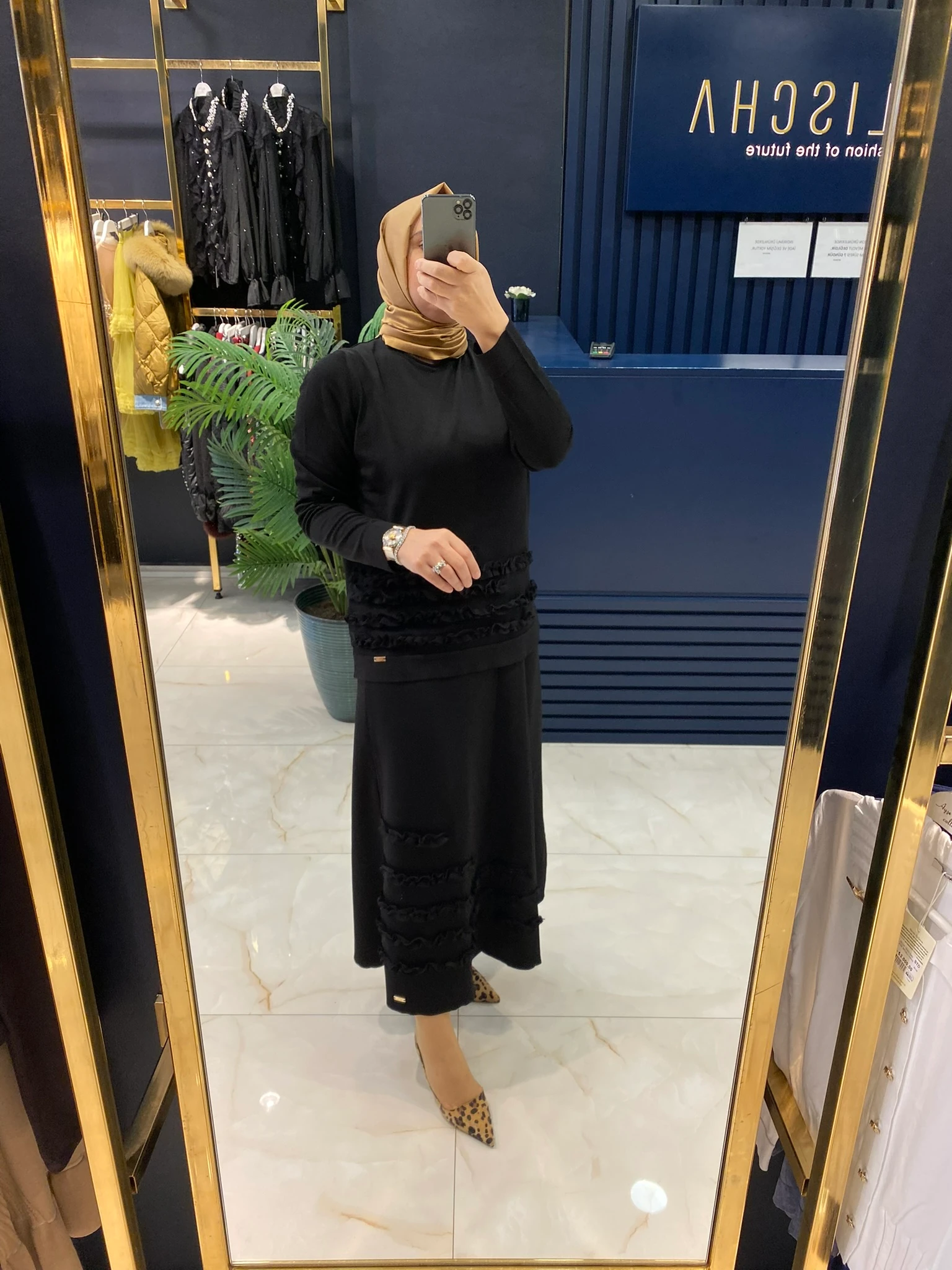 NİLİWİ TRİKO 3080 FIRFIRLI ETEKLİ TAKIM