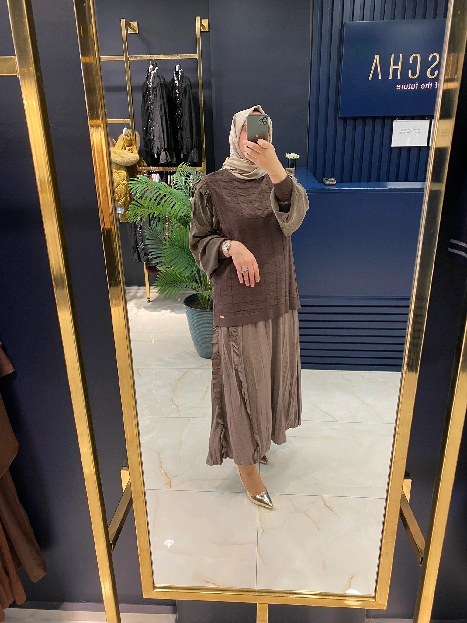 BELİSCHA YAN FIRFIRLI ETEK 1530