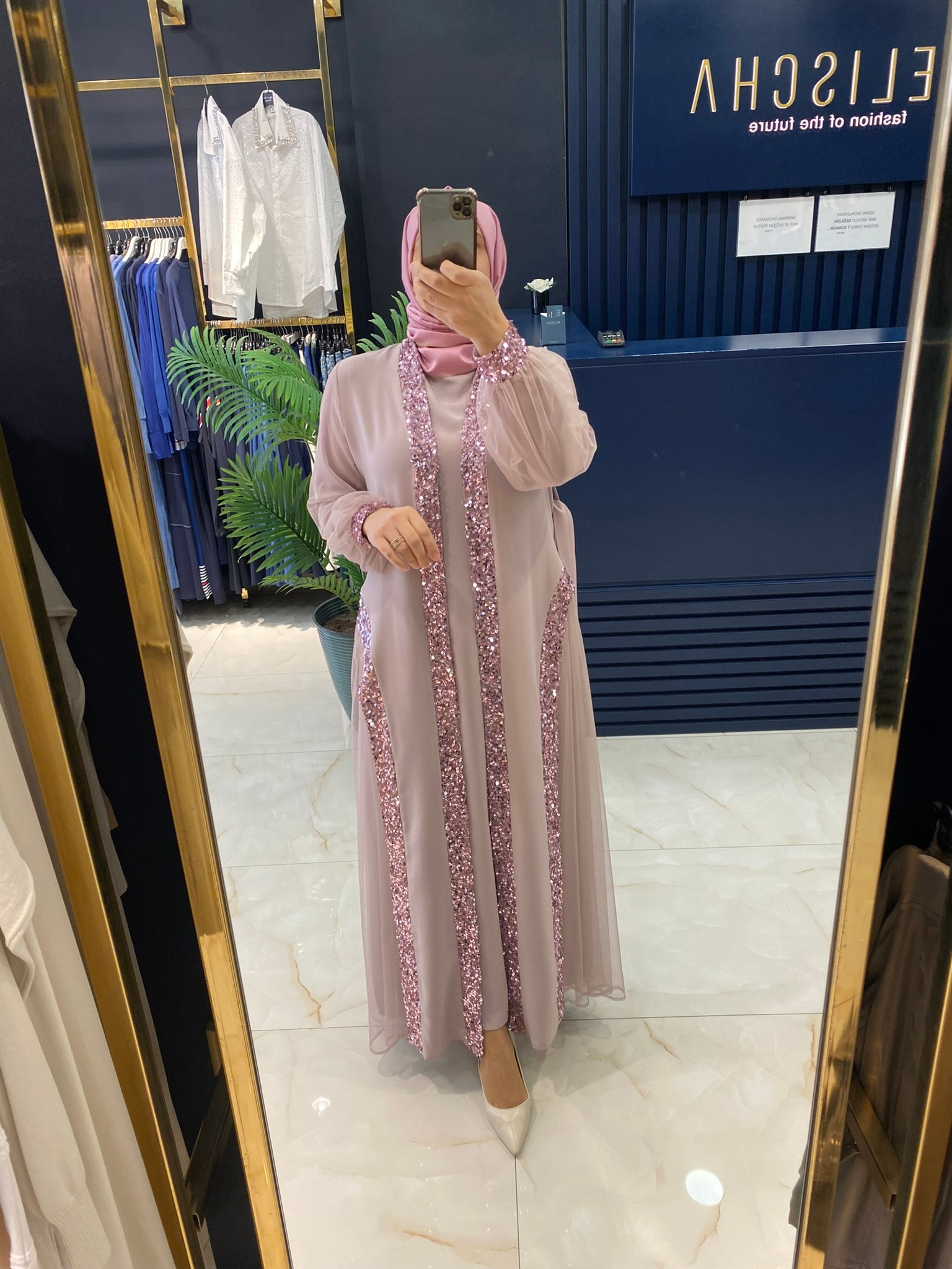 Heddy Pul Detaylı Abaya 10602