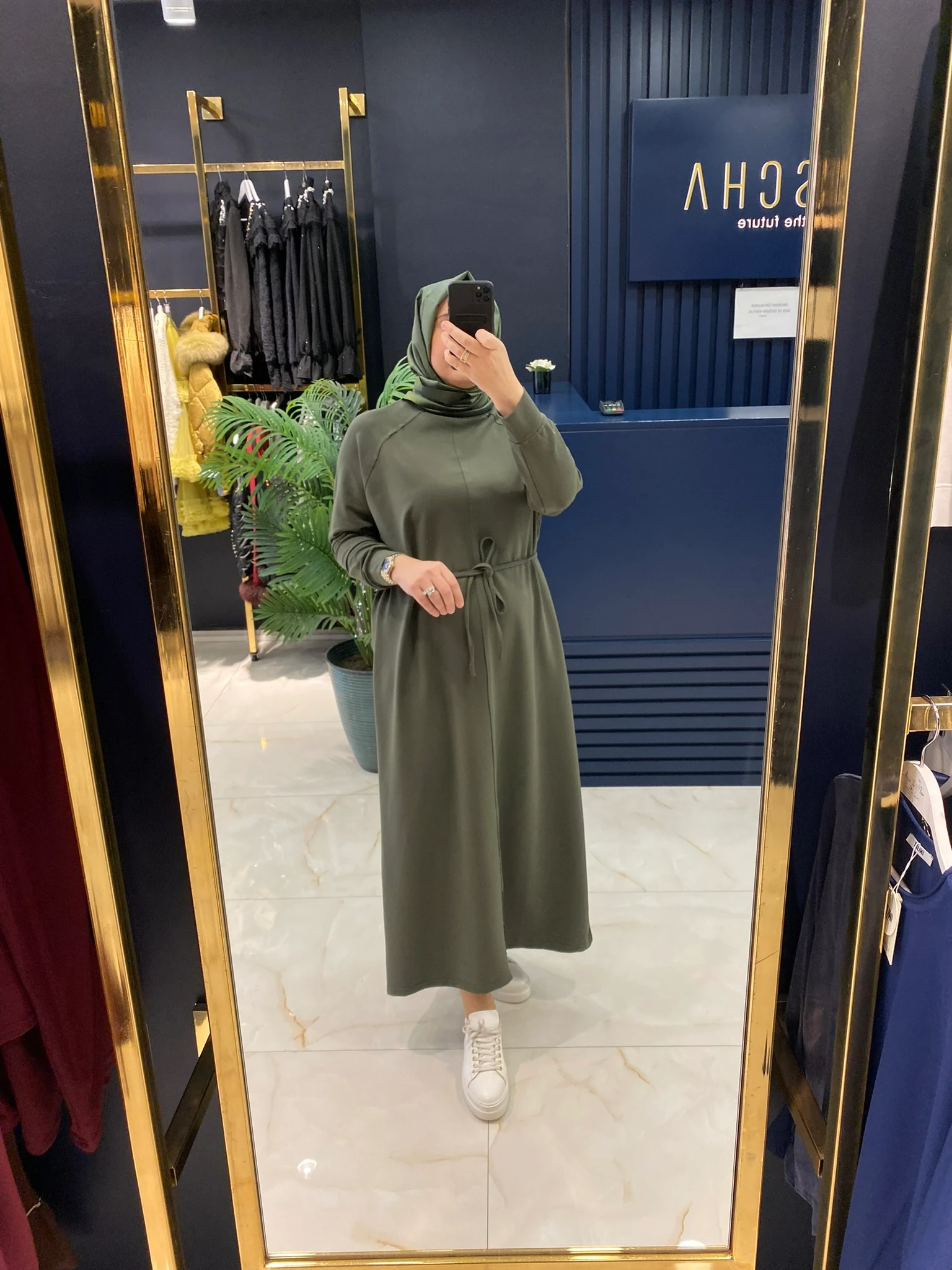 BELİSCHA REGLAN KOL ELBİSE 7029