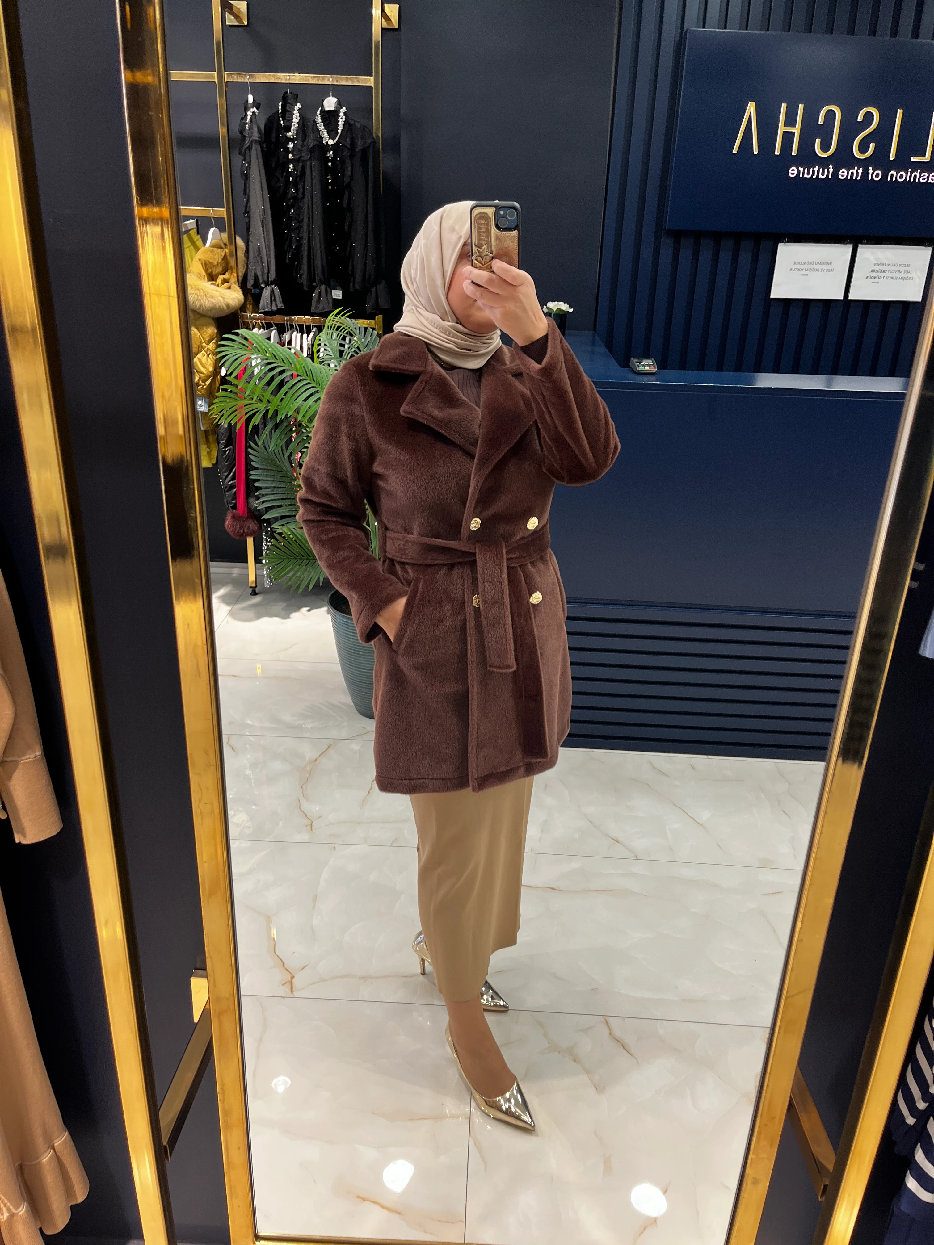 BELİSCHA FOX KISA KABAN 6018