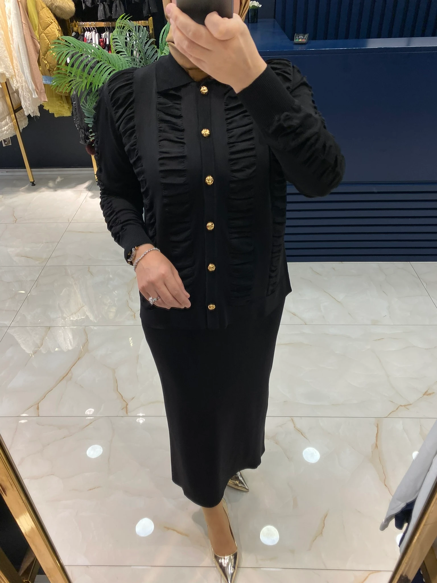 NİLİWİ TRİKO 3077 KABLO ÖRGÜ HIRKA