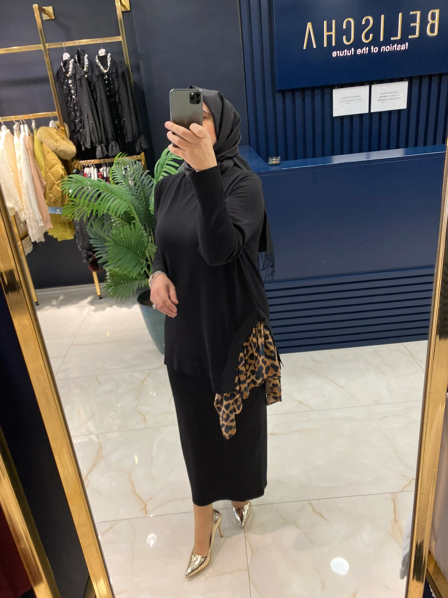 NİLİWİ TRİKO 3109 KUMAŞ GARNİLİ TUNİK