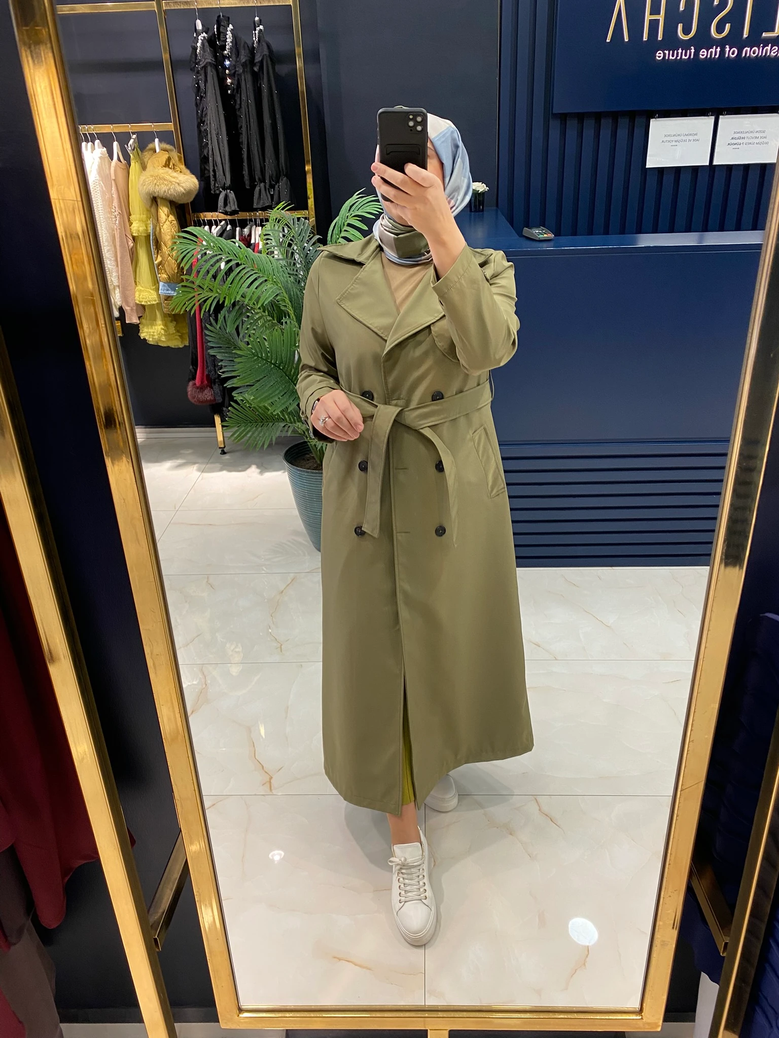 BELİSCHA TAM BOY TRENCH 6003