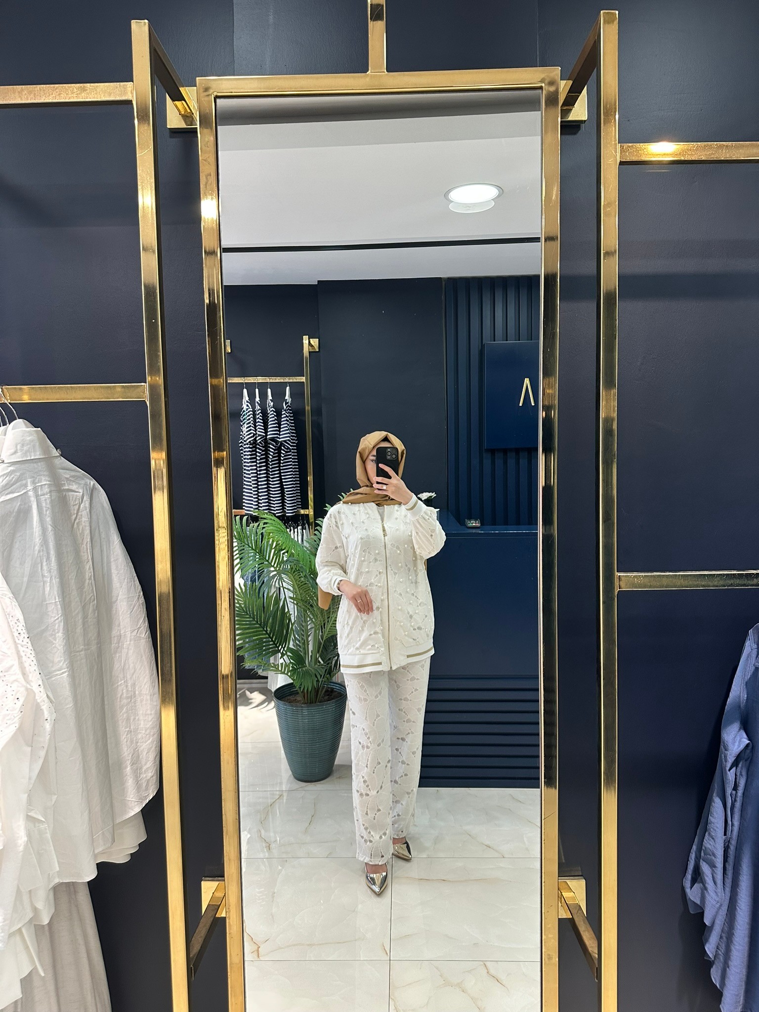 Missemramiss İncili Pantolonlu Takım 4816
