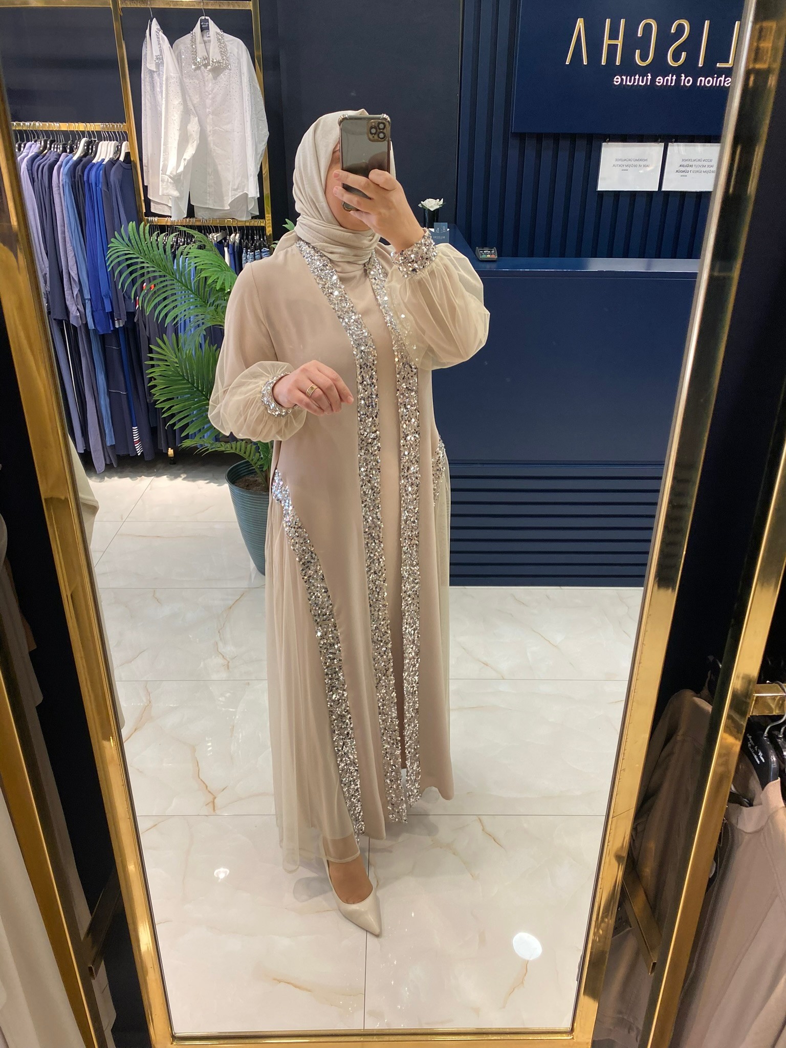 Heddy Pul Detaylı Abaya 10602