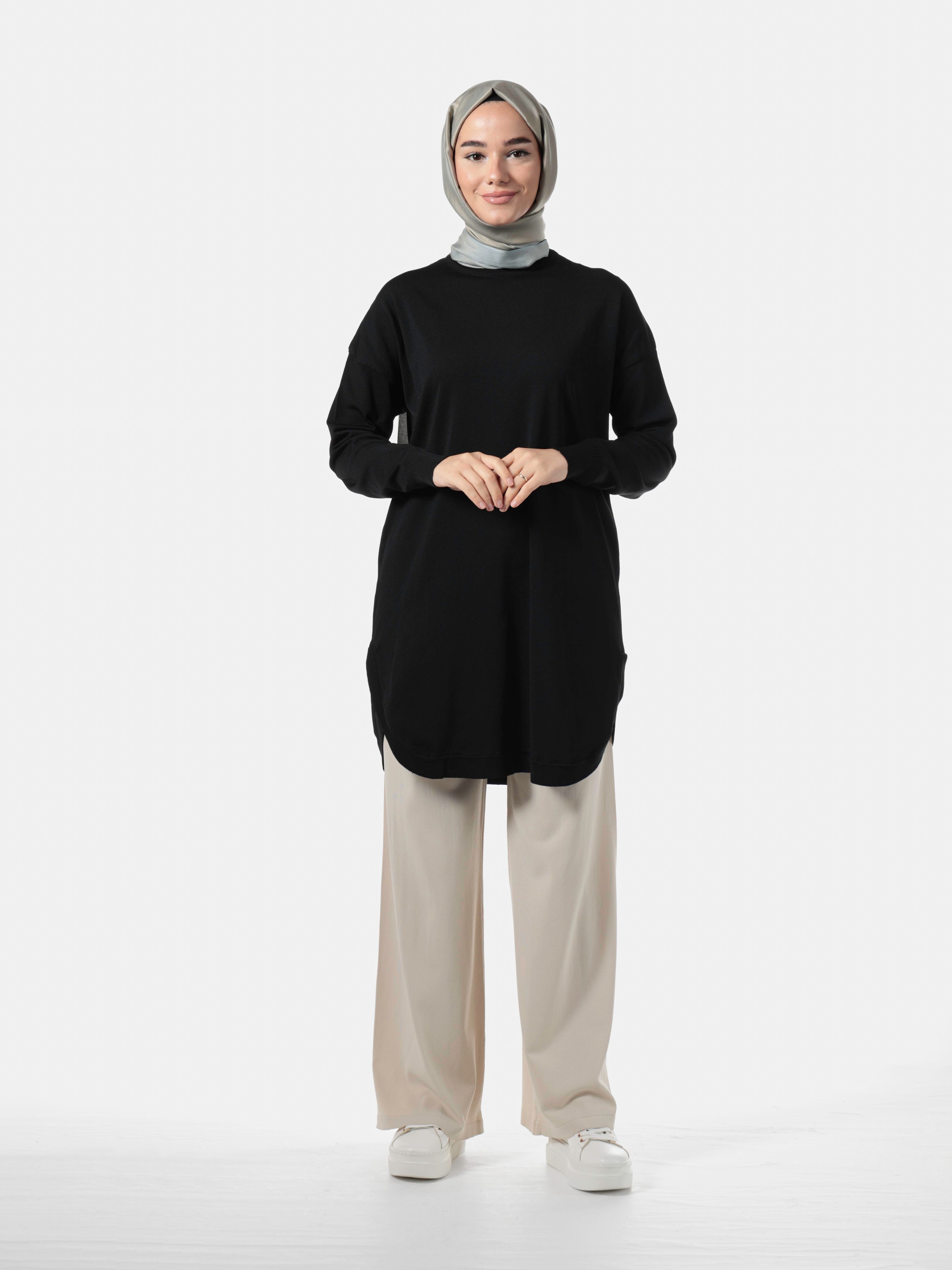 Nuss Merserize Tunik 1200-SİYAH