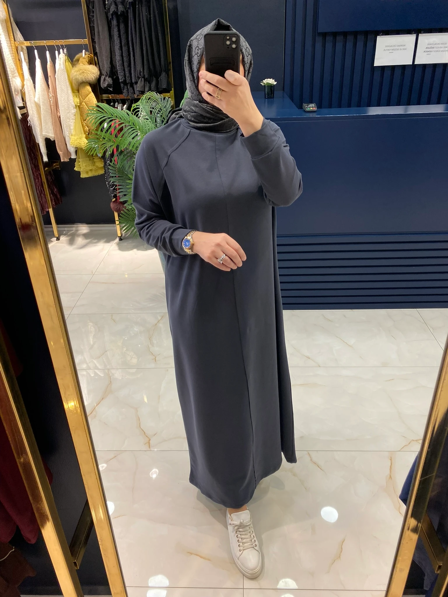 BELİSCHA REGLAN KOL ELBİSE 7029