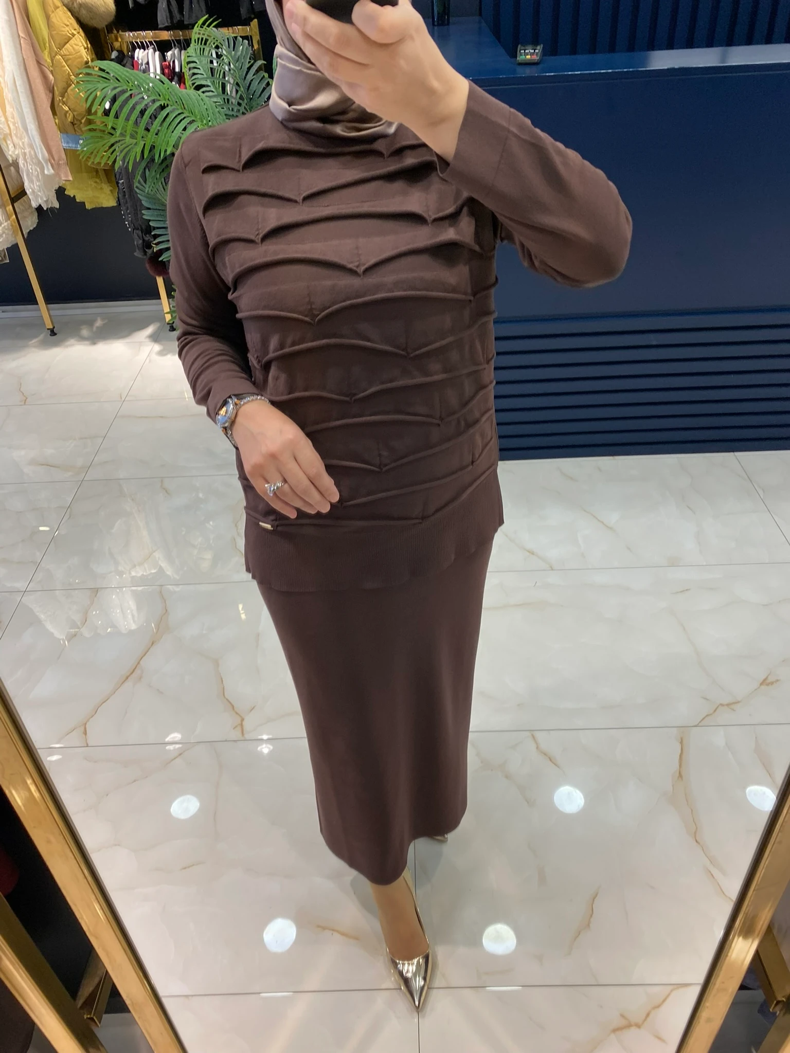 NİLİWİ TRİKO 3087 KARIŞIK TUTTURMALI BLUZ