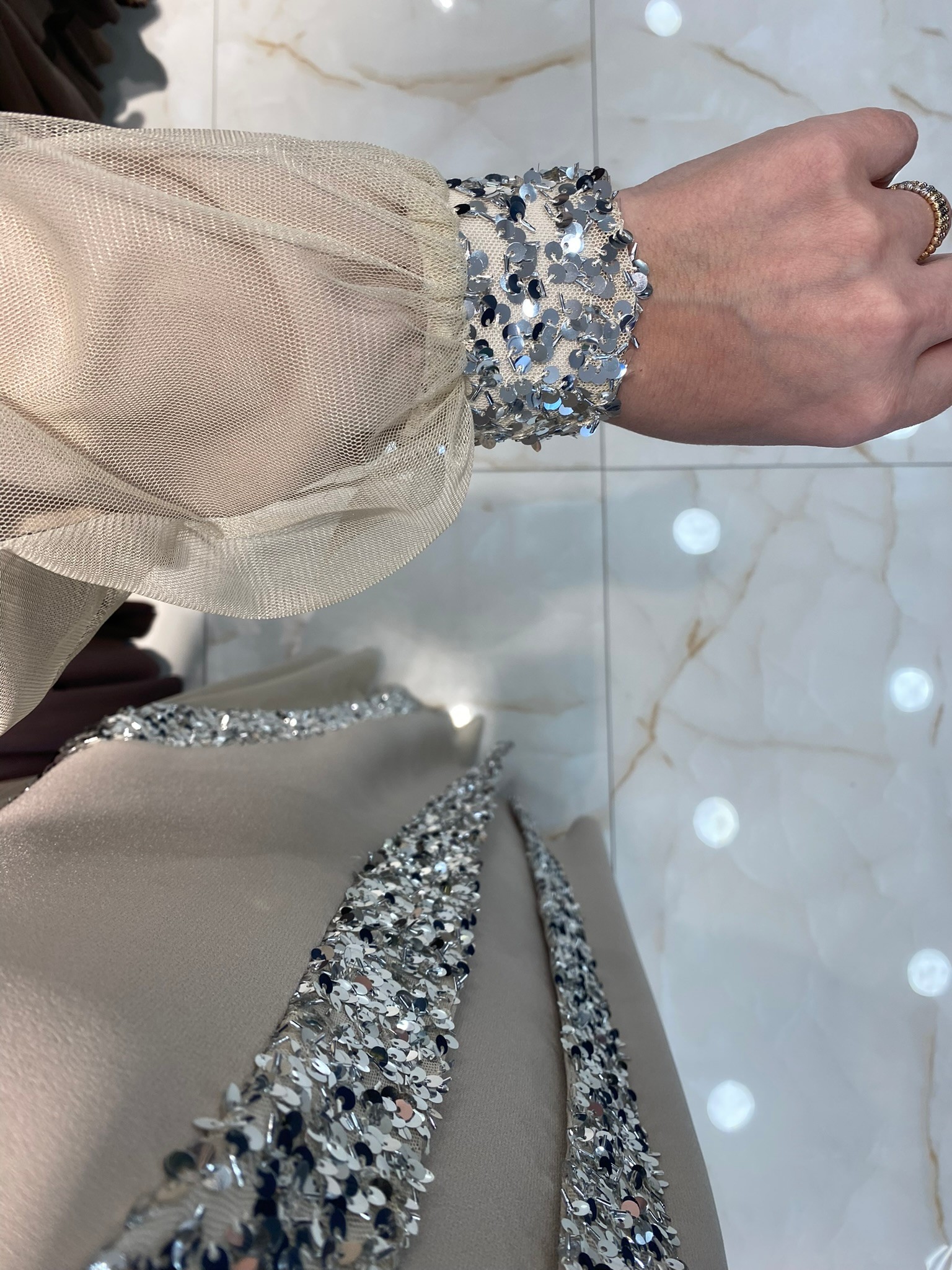 Heddy Pul Detaylı Abaya 10602